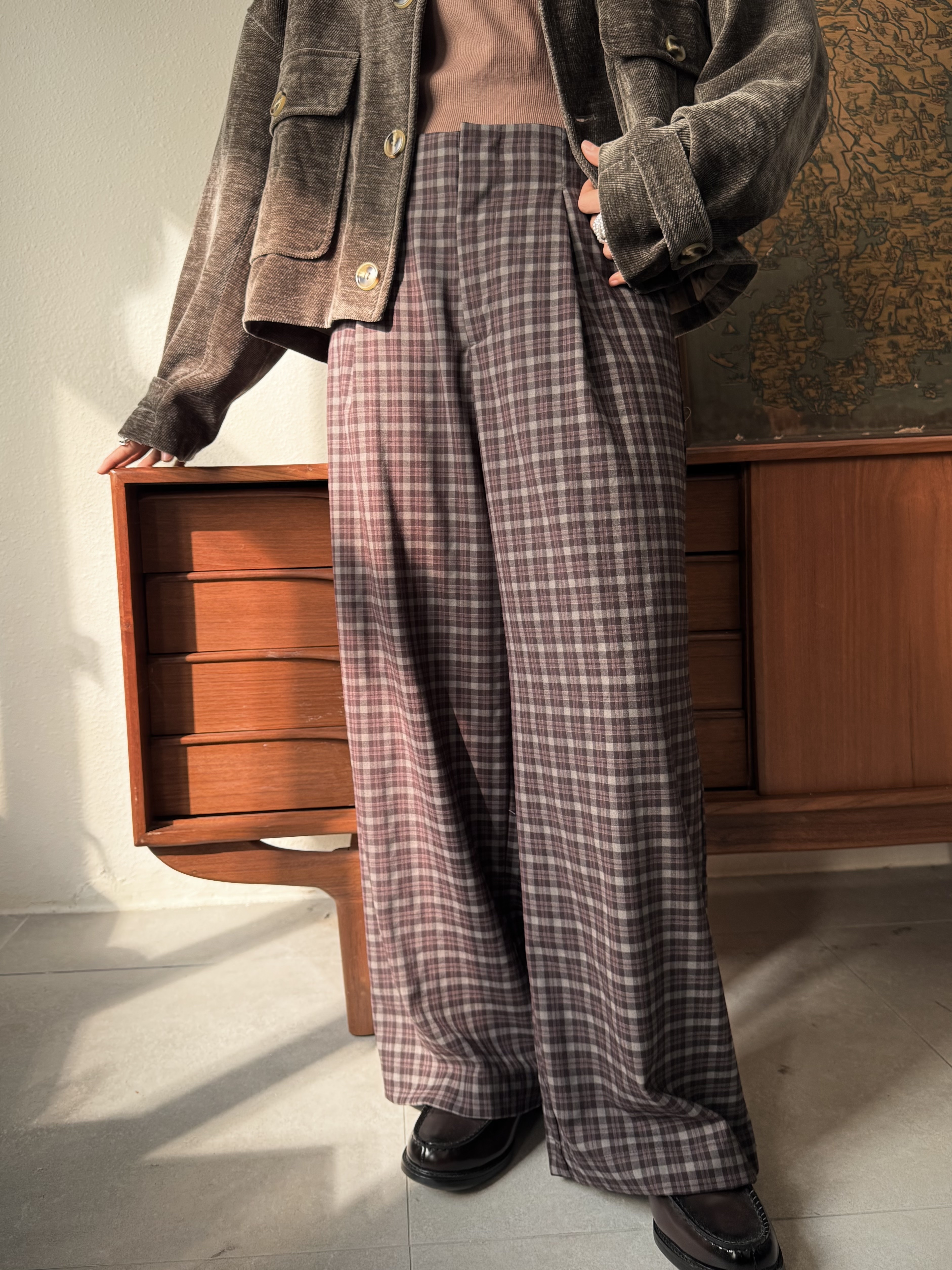 英倫風格仔褲 - TR53861