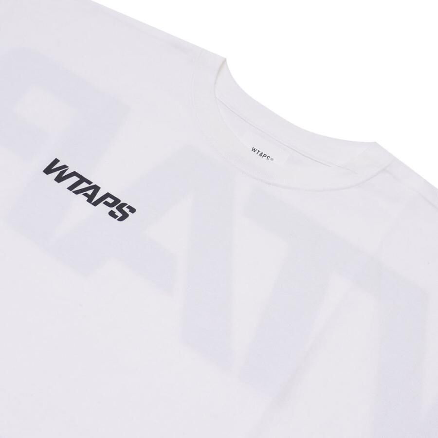 WTAPS STENCIL L/S TEE 背後大字長袖T恤