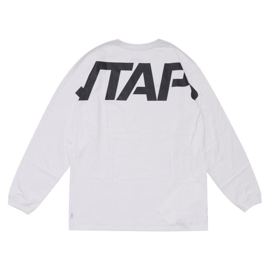WTAPS STENCIL L/S TEE 背後大字長袖T恤