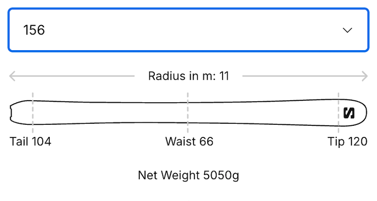 【SALOMON】E ADDIKT PRO 66 + MI12 GW F80_156尺寸參考