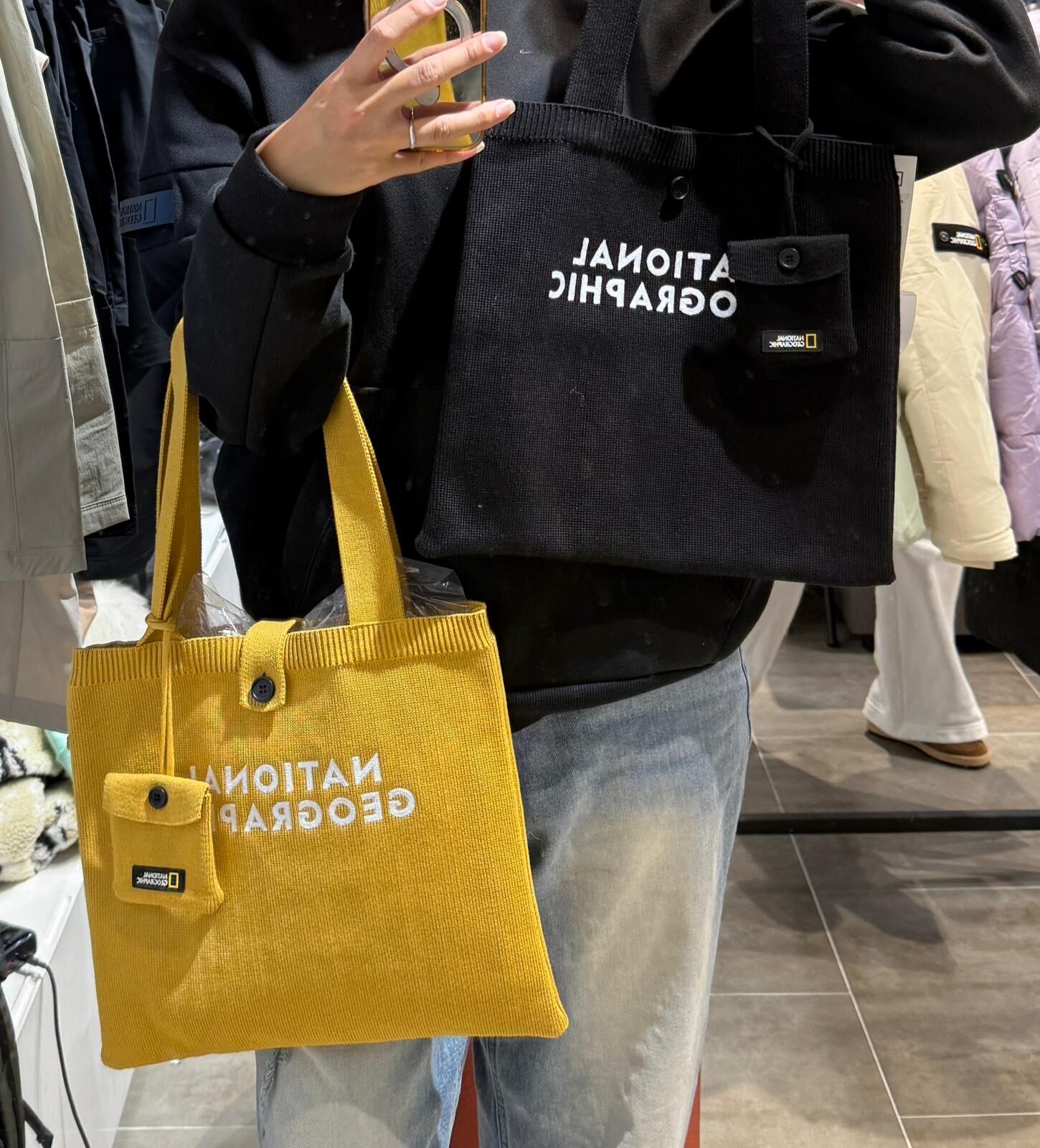 SF013 National Geographic tote bag N224ATO040 34x30cm