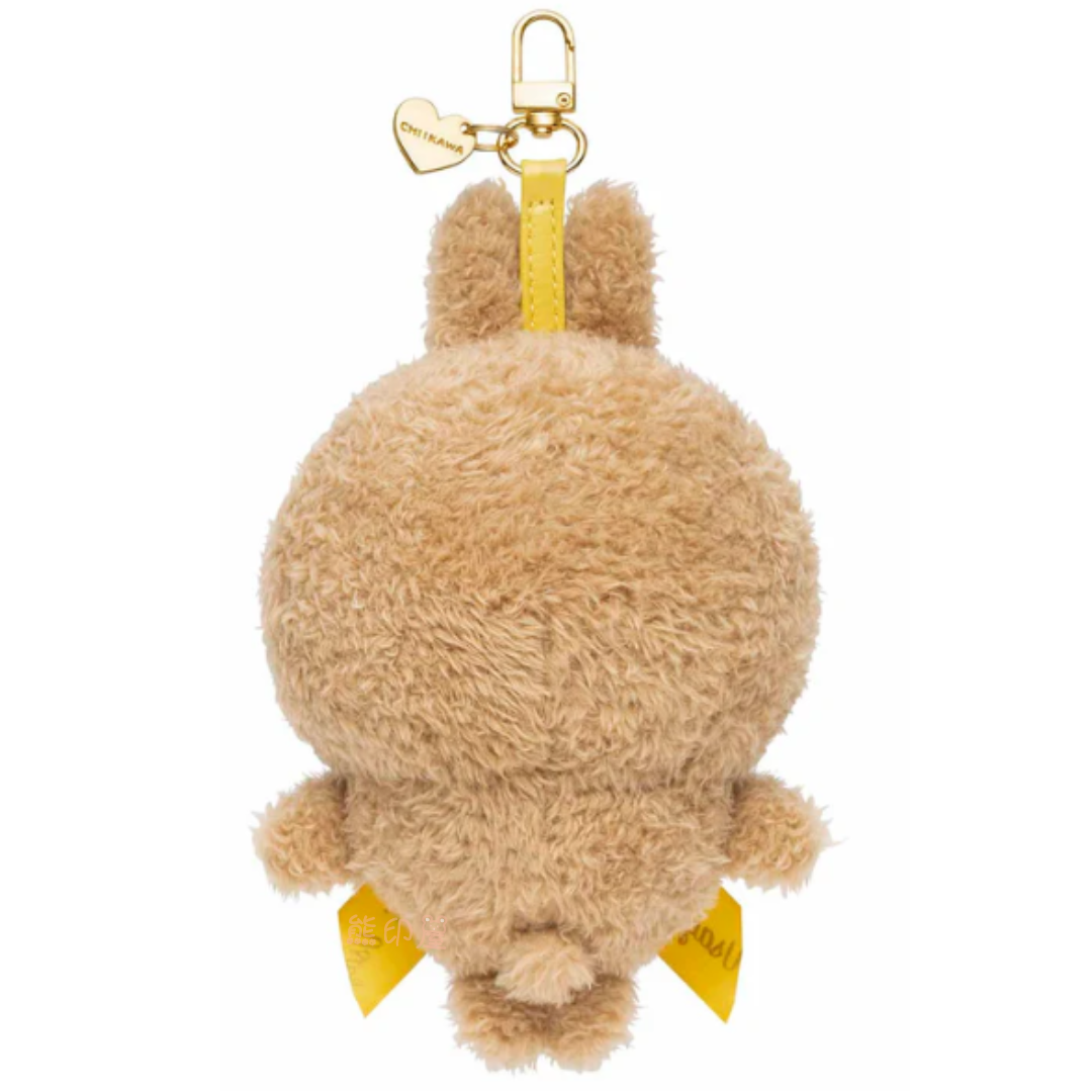 Chiikawa 兔子款甜美泰迪熊毛公仔吊飾 掛飾 (Usagi)
