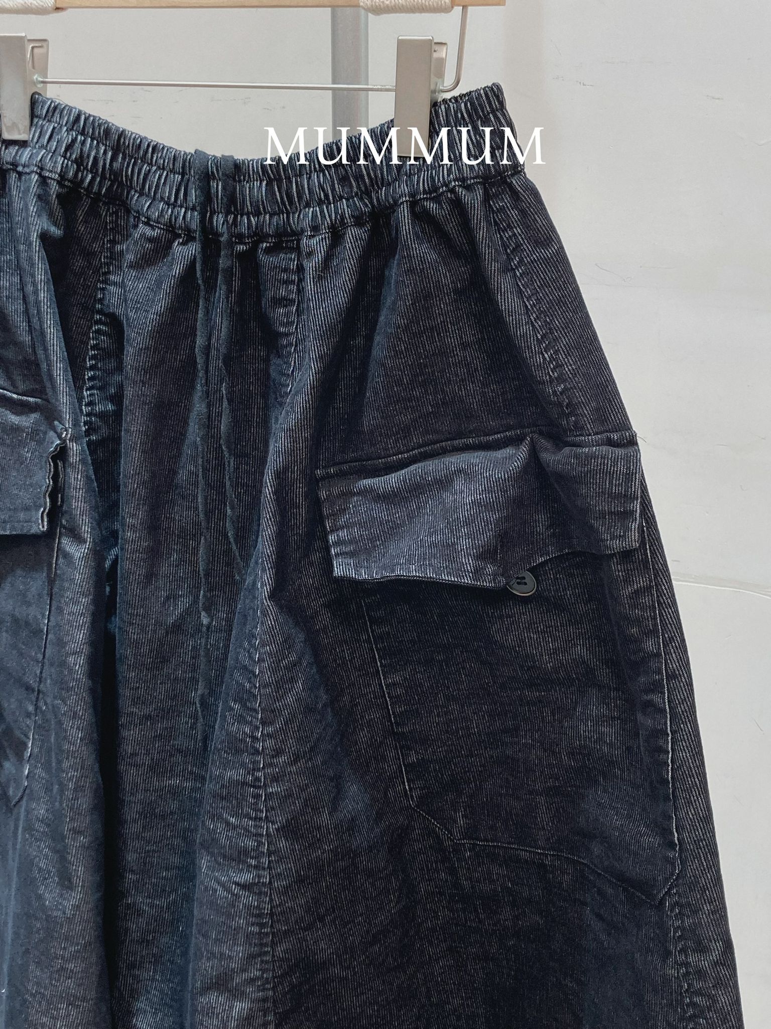 03652a/細線條內綁繩半身裙 30-46/52/33