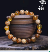 [S] GEMZ & CO AMBER MD129 Museum-grade Honey Gem Bracelet, A60 (A60)