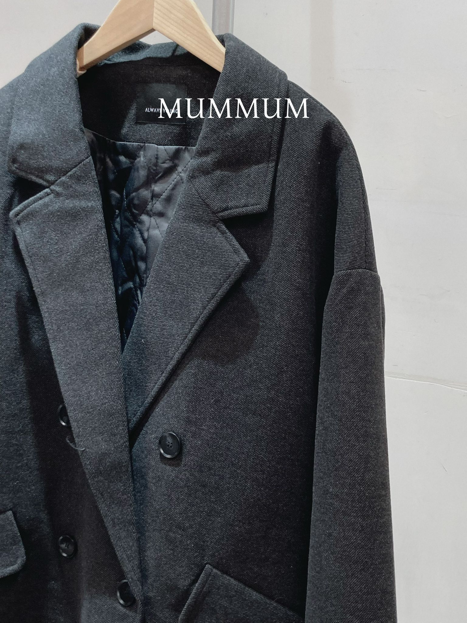 0213018a/簡單保暖款西裝版大褸 52/52/31