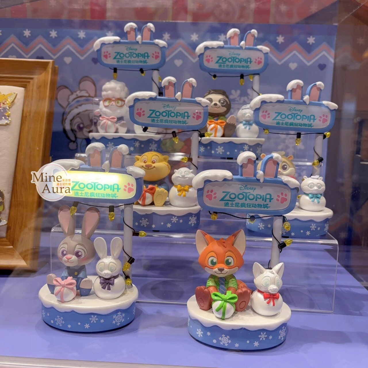 2025 冬日 動物方城市 Zootopia 造型 擺飾品 盲選盒 盲盒 -上海迪士尼樂園