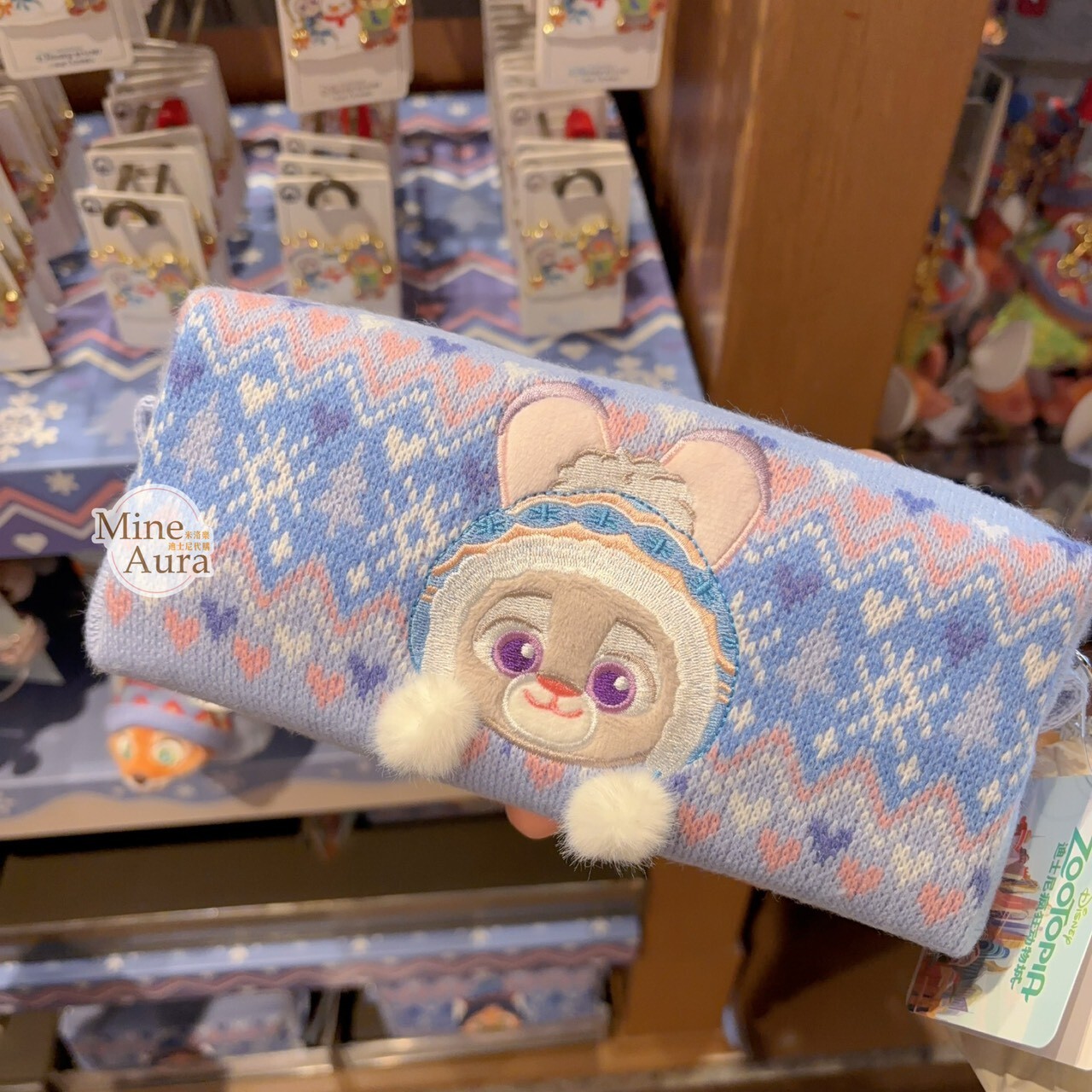 2025 冬日 動物方城市 Zootopia 筆袋 收納袋 -上海迪士尼樂園