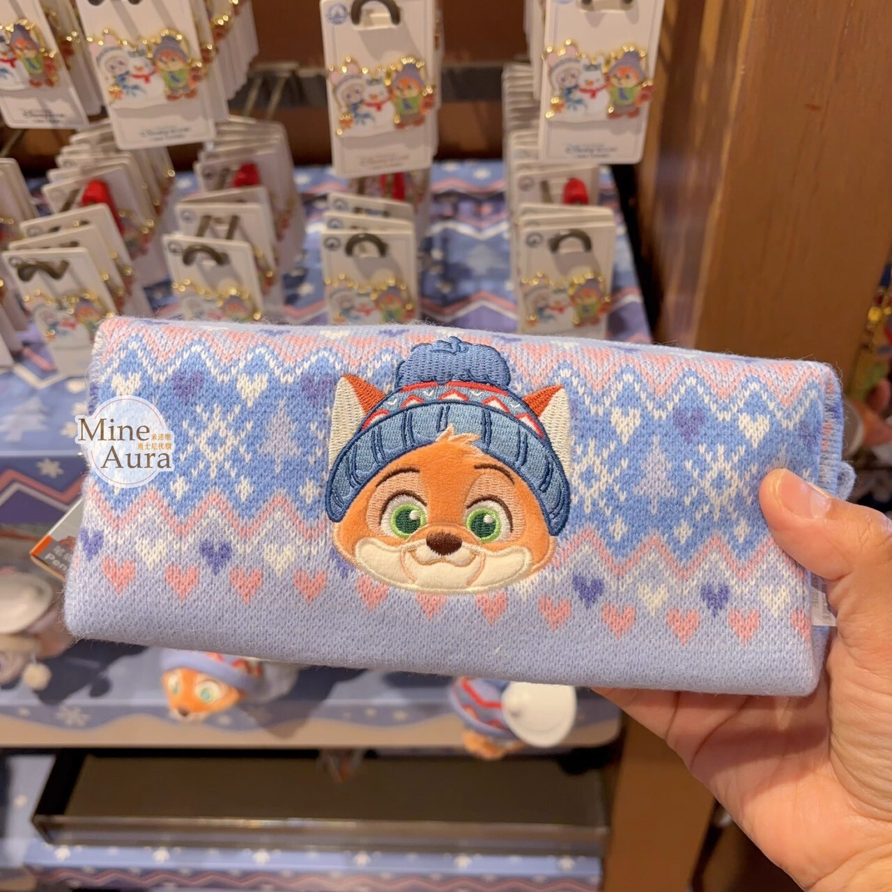 2025 冬日 動物方城市 Zootopia 筆袋 收納袋 -上海迪士尼樂園