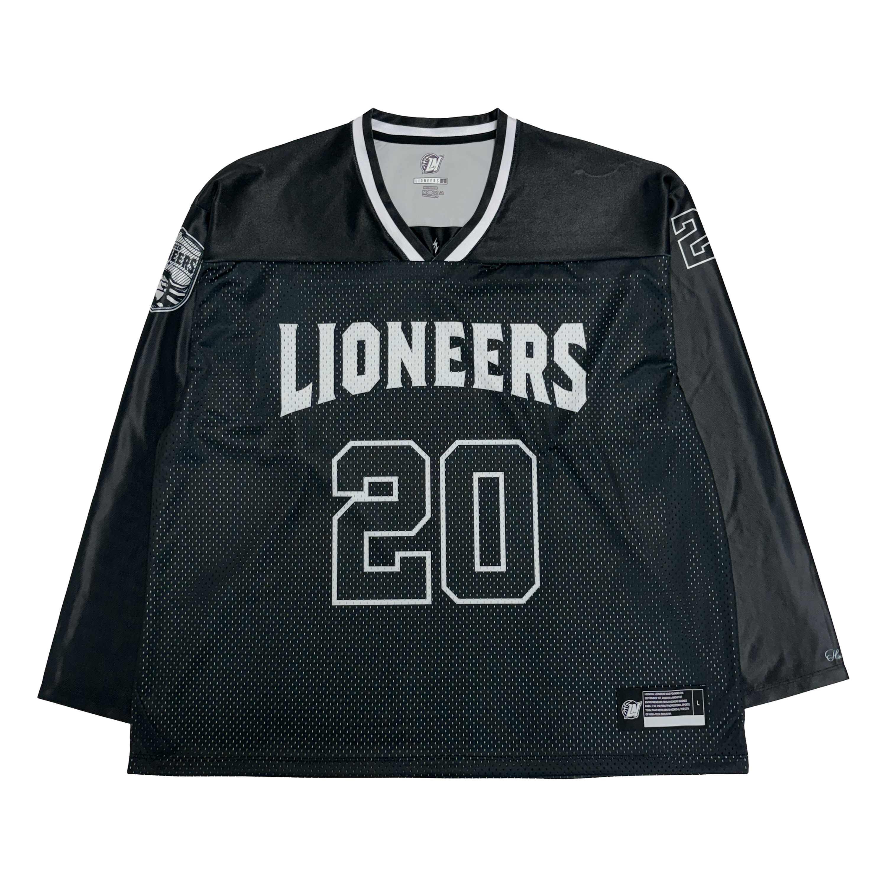 25-26 LIONEERS 美式長袖球衣｜黑