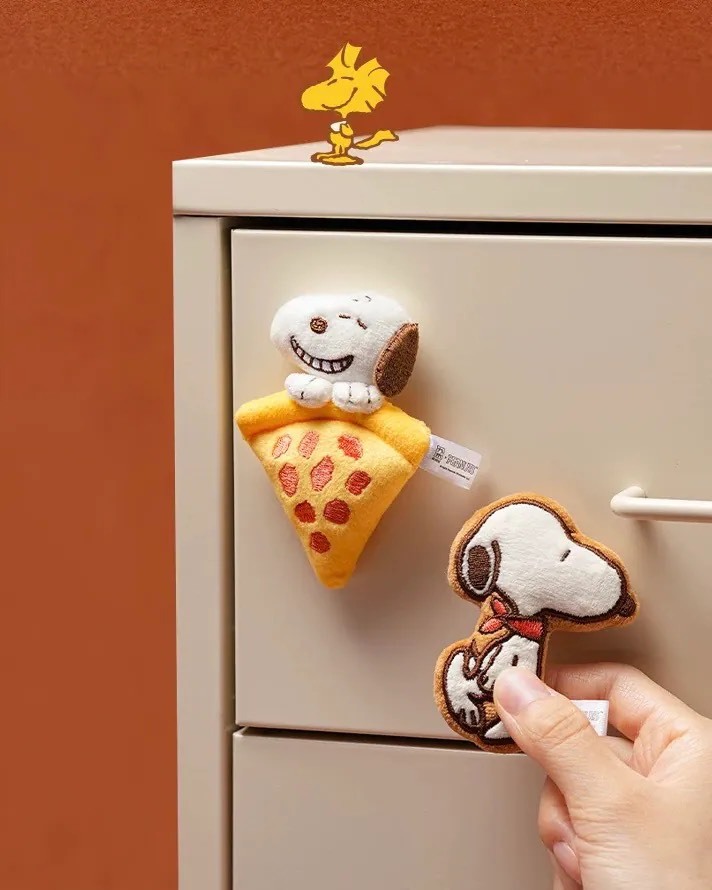 SNOOPY 史努比 烘焙工坊 磁吸冰箱貼毛絨 盲盒
