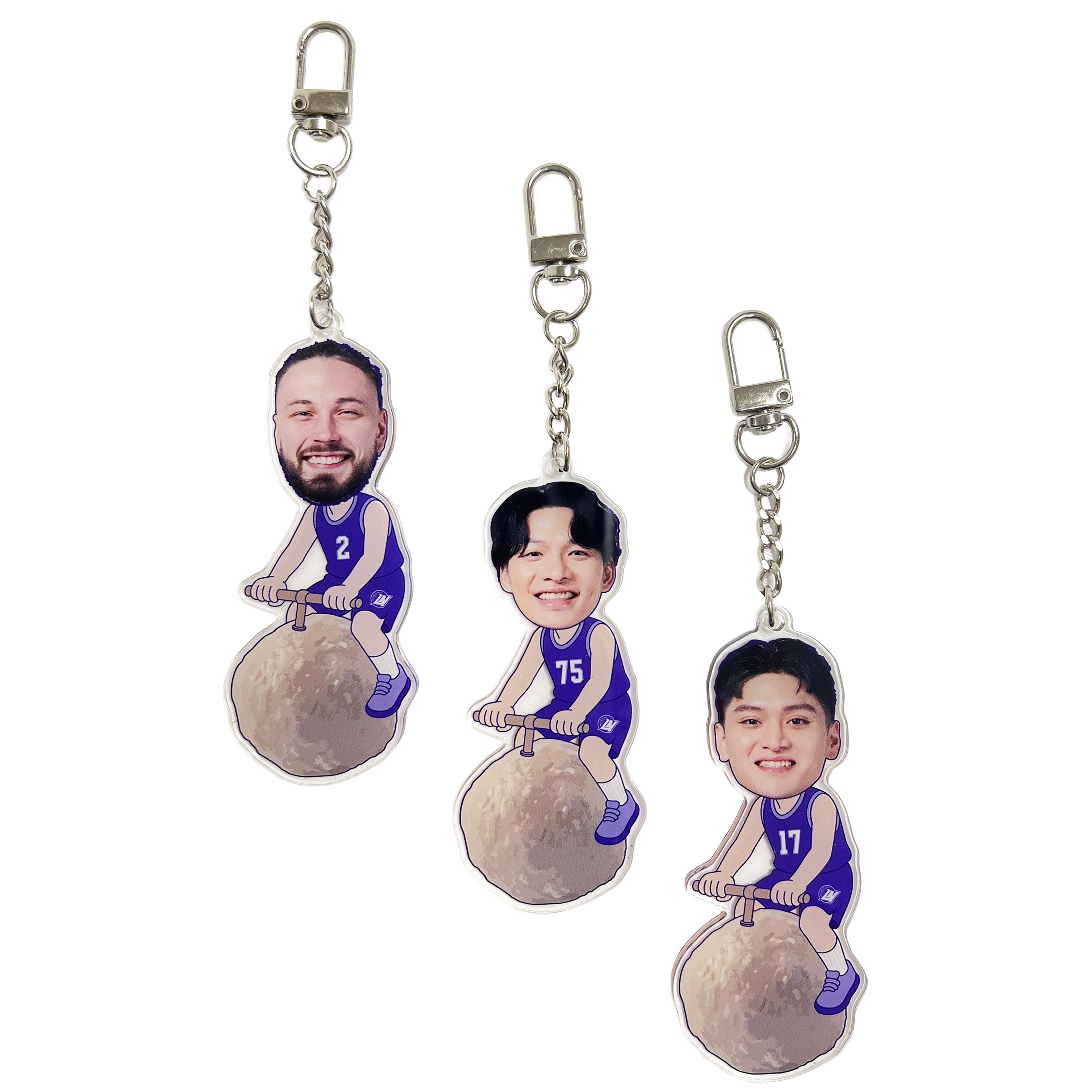 25-26 攻城獅球員貢丸騎士吊飾｜扭蛋