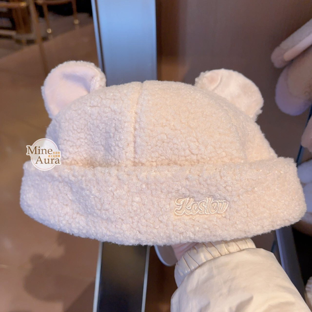 2025 冬日 動物方城市 Zootopia 北極熊 保鑣 立體耳朵 造型帽 帽子 -上海迪士尼樂園