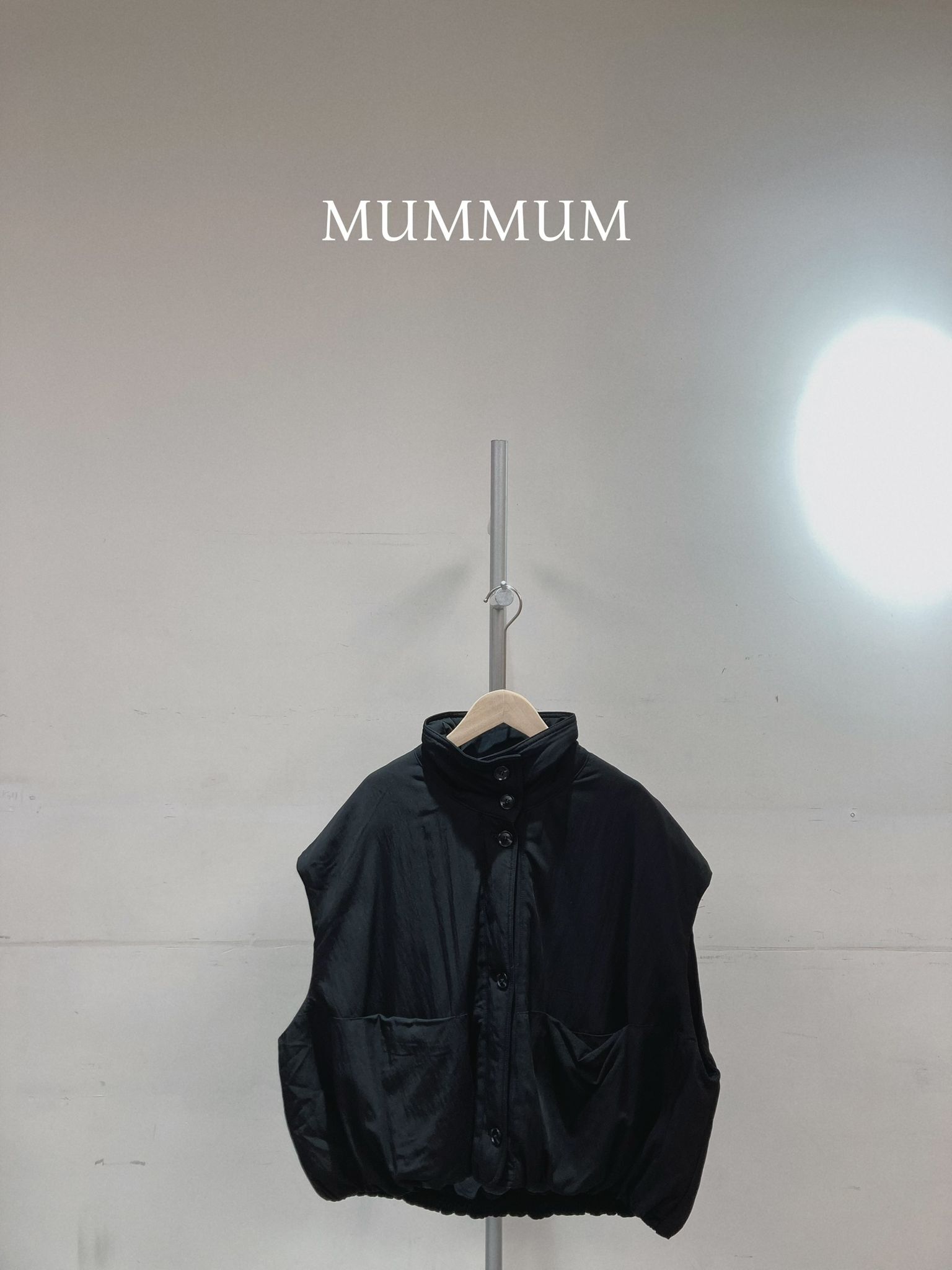 0213026a/脹卜卜高領背心外套 54/44/23