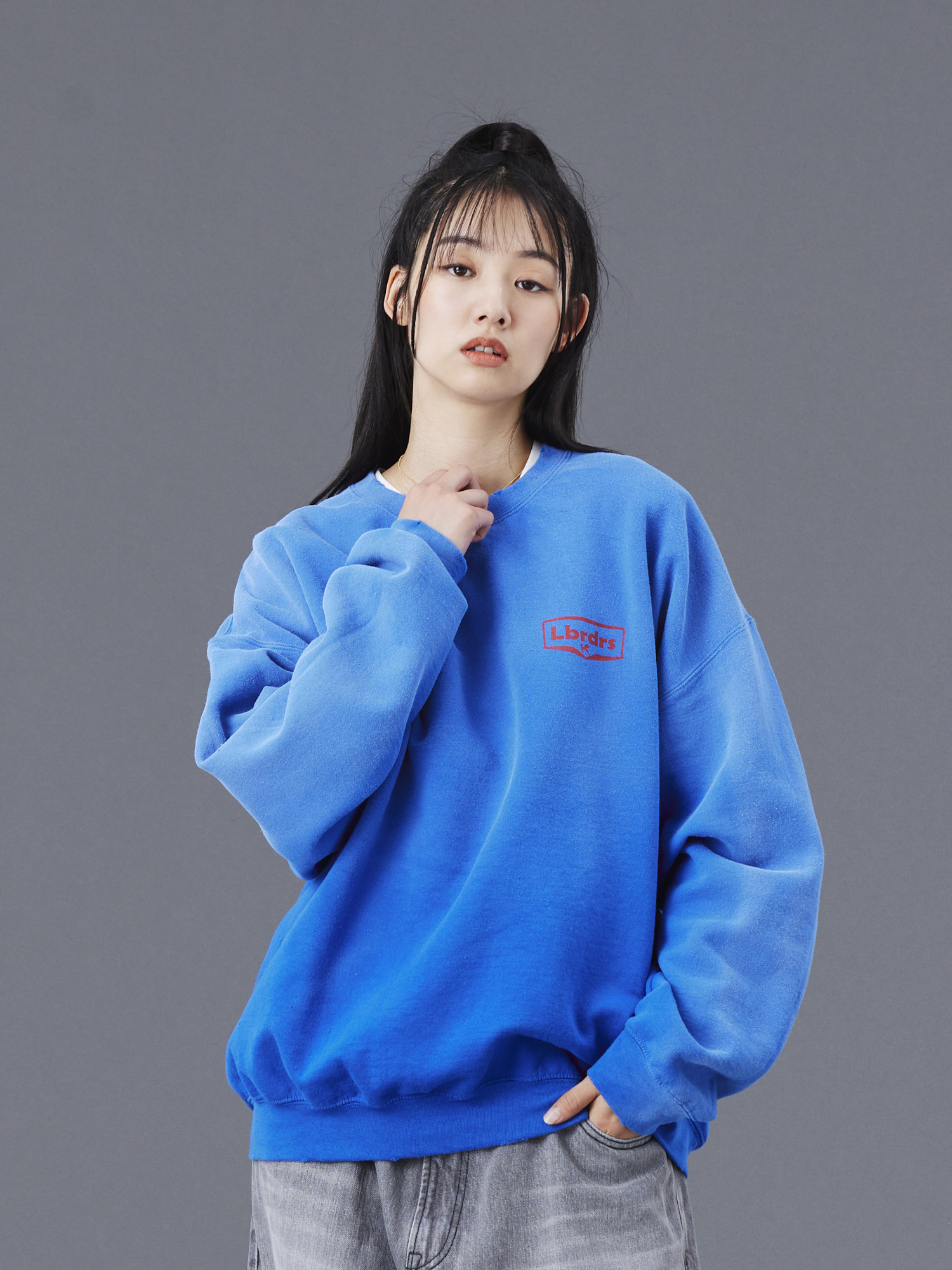 LIBERAIDERS CIRCLE LOGO CREWNECK 773152503 BLU