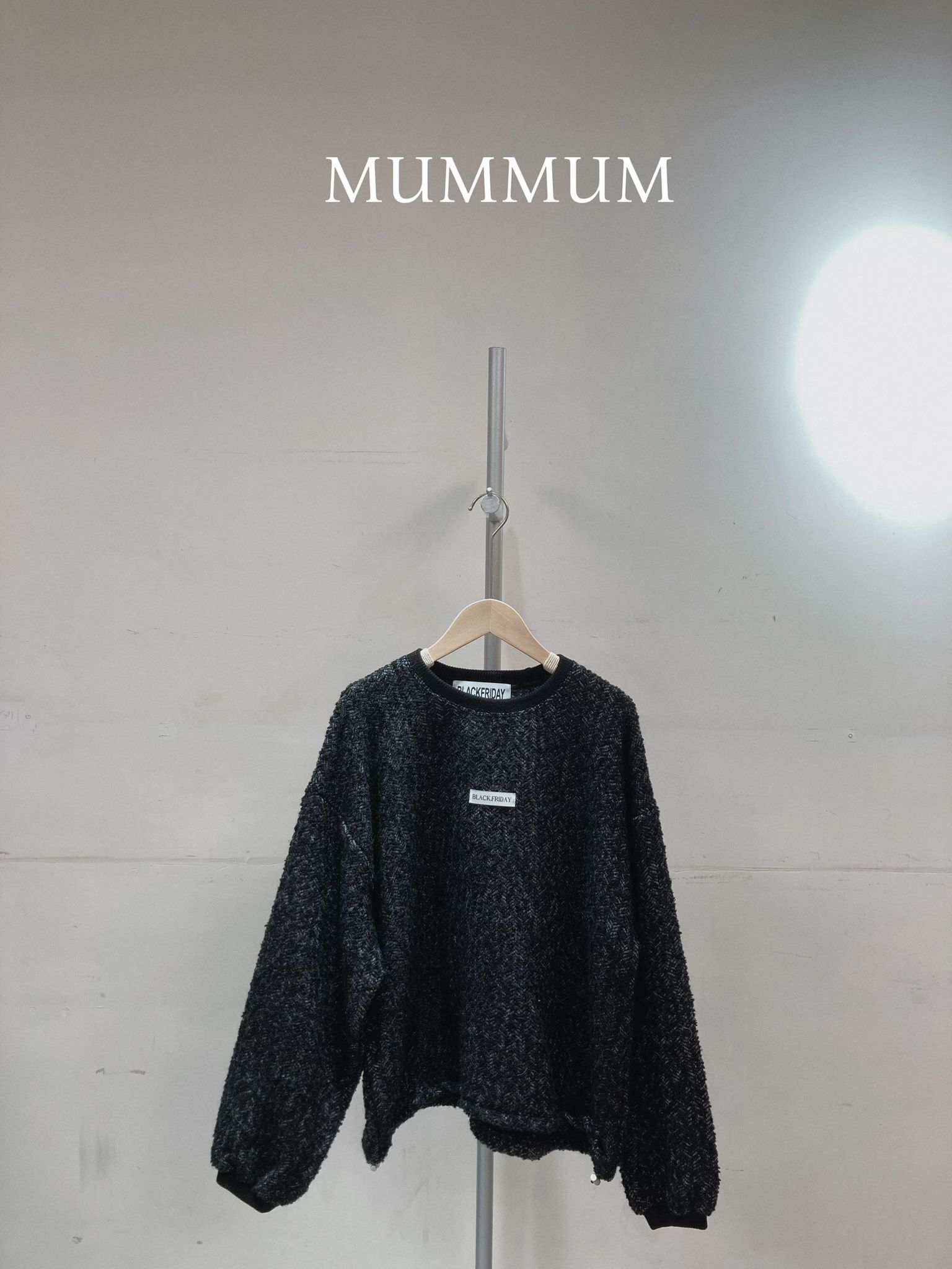 0213029a/小logo毛毛衛衣 48/48/25