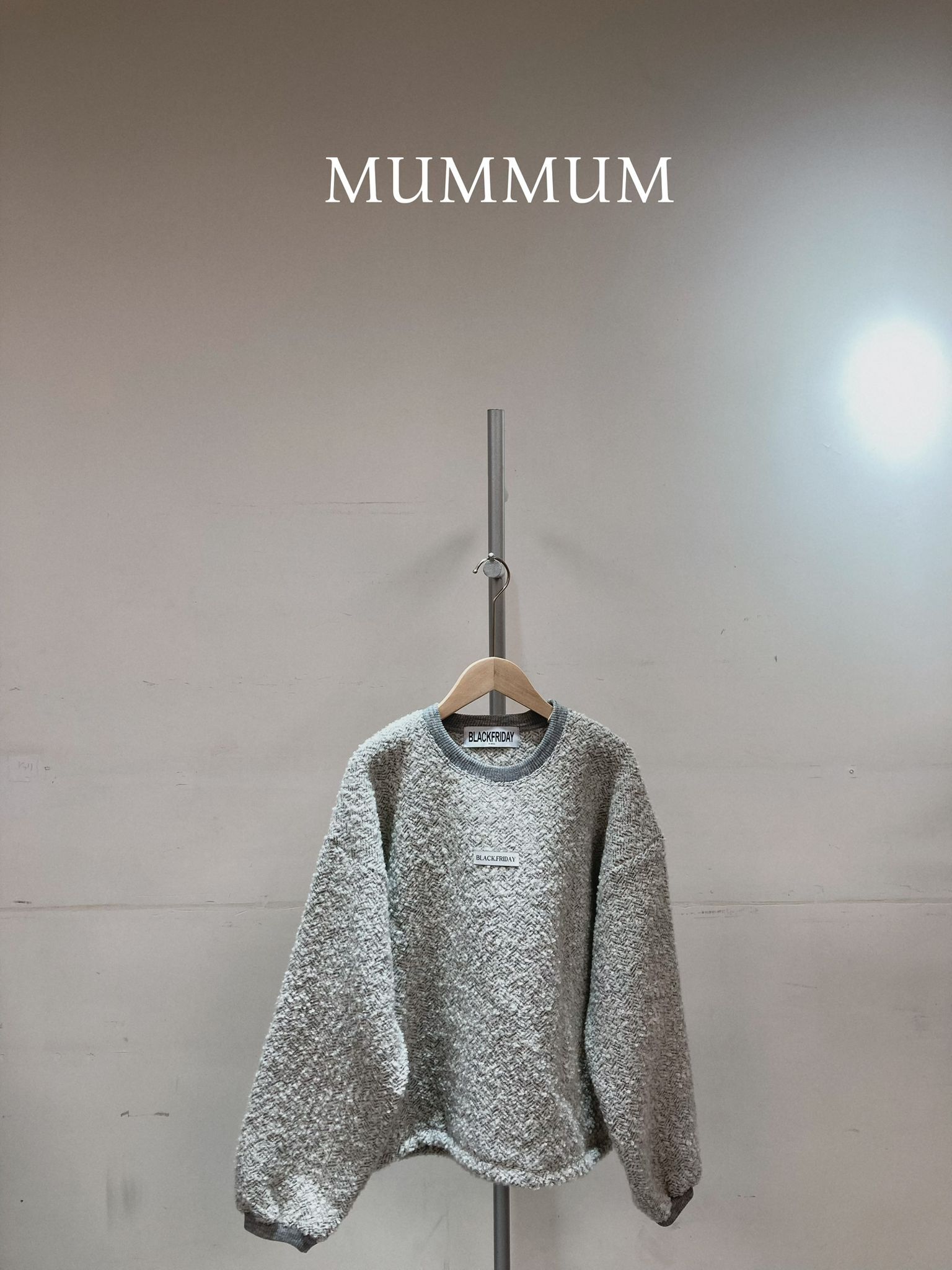 0213029a/小logo毛毛衛衣 48/48/25