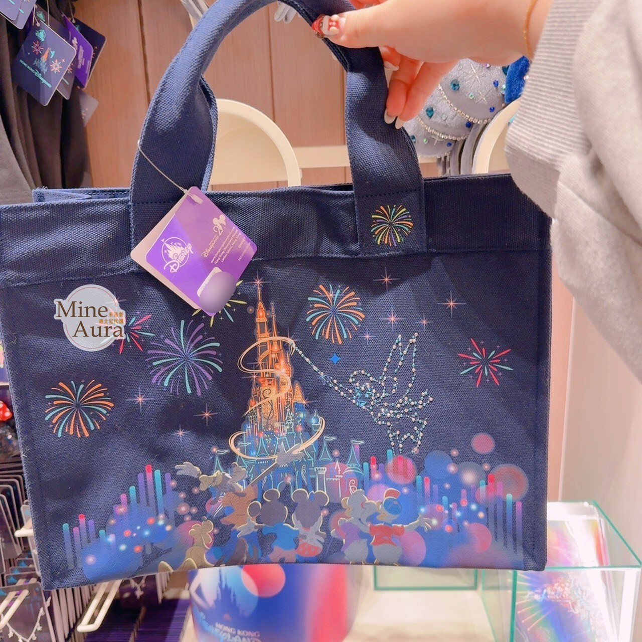 Magical Night 城堡 米奇 Mickey 米奇頭 圖案 手提包 托特包 -香港迪士尼樂園