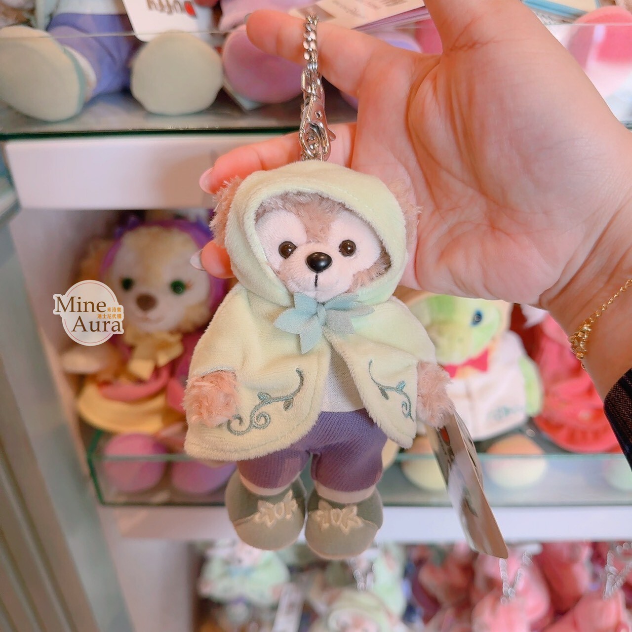 森林漫步系列 達菲 Duffy 與好友們 達菲 Duffy 鑰匙圈 吊飾 -香港迪士尼樂園