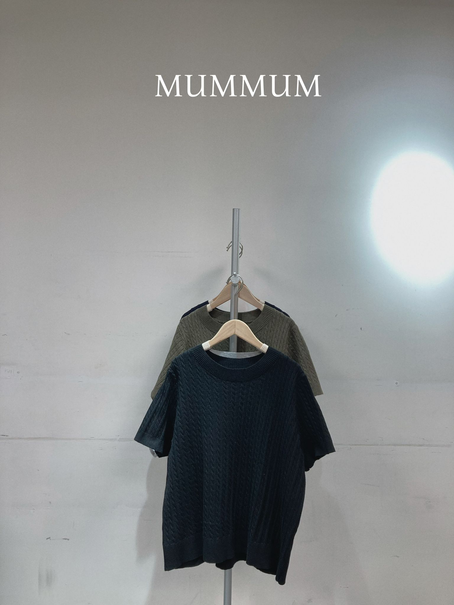 0213030a/高貴螺紋針織短袖 46/46/24