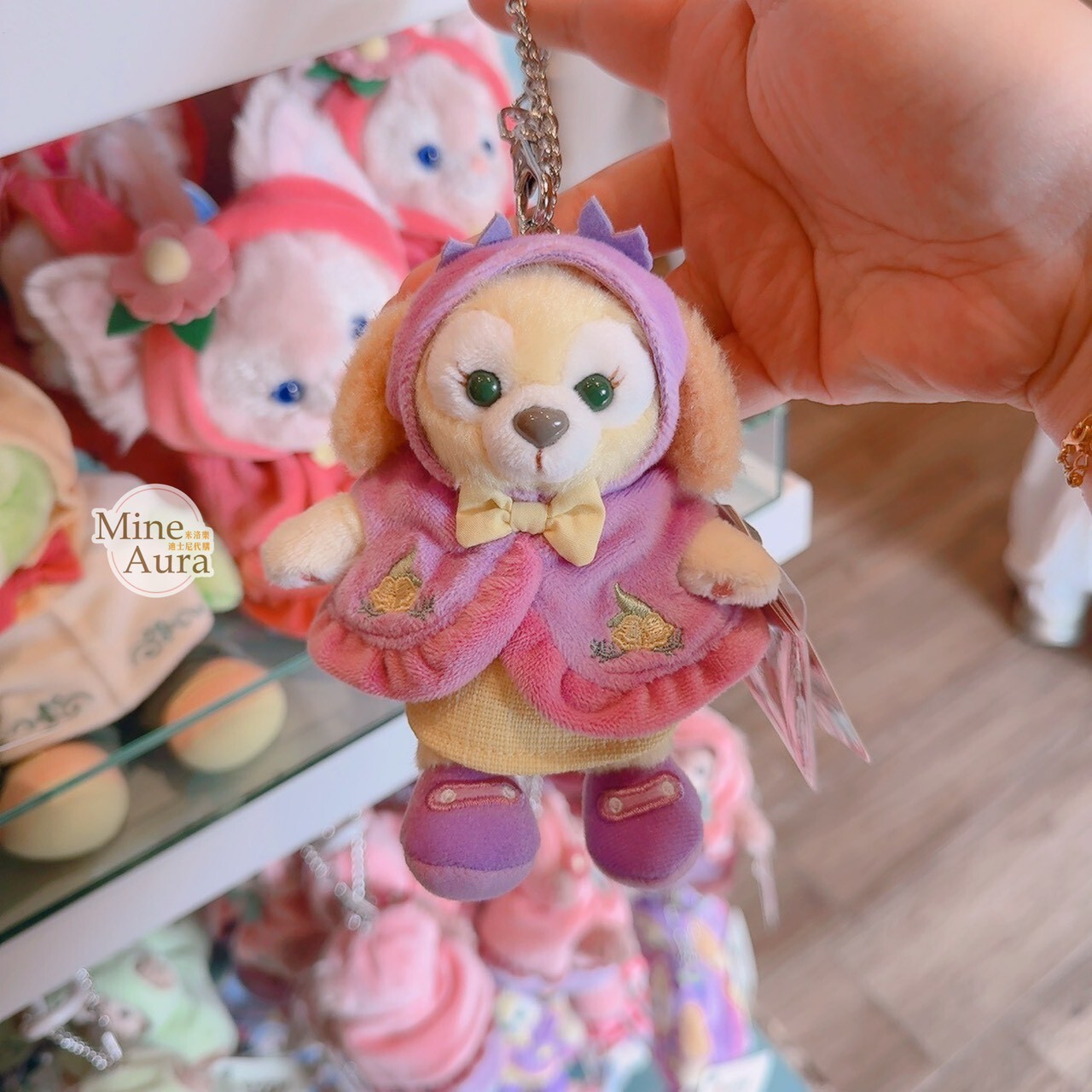 森林漫步系列 達菲 Duffy 與好友們 可琦安 餅乾 CookieAnn 鑰匙圈 吊飾 -香港迪士尼樂園