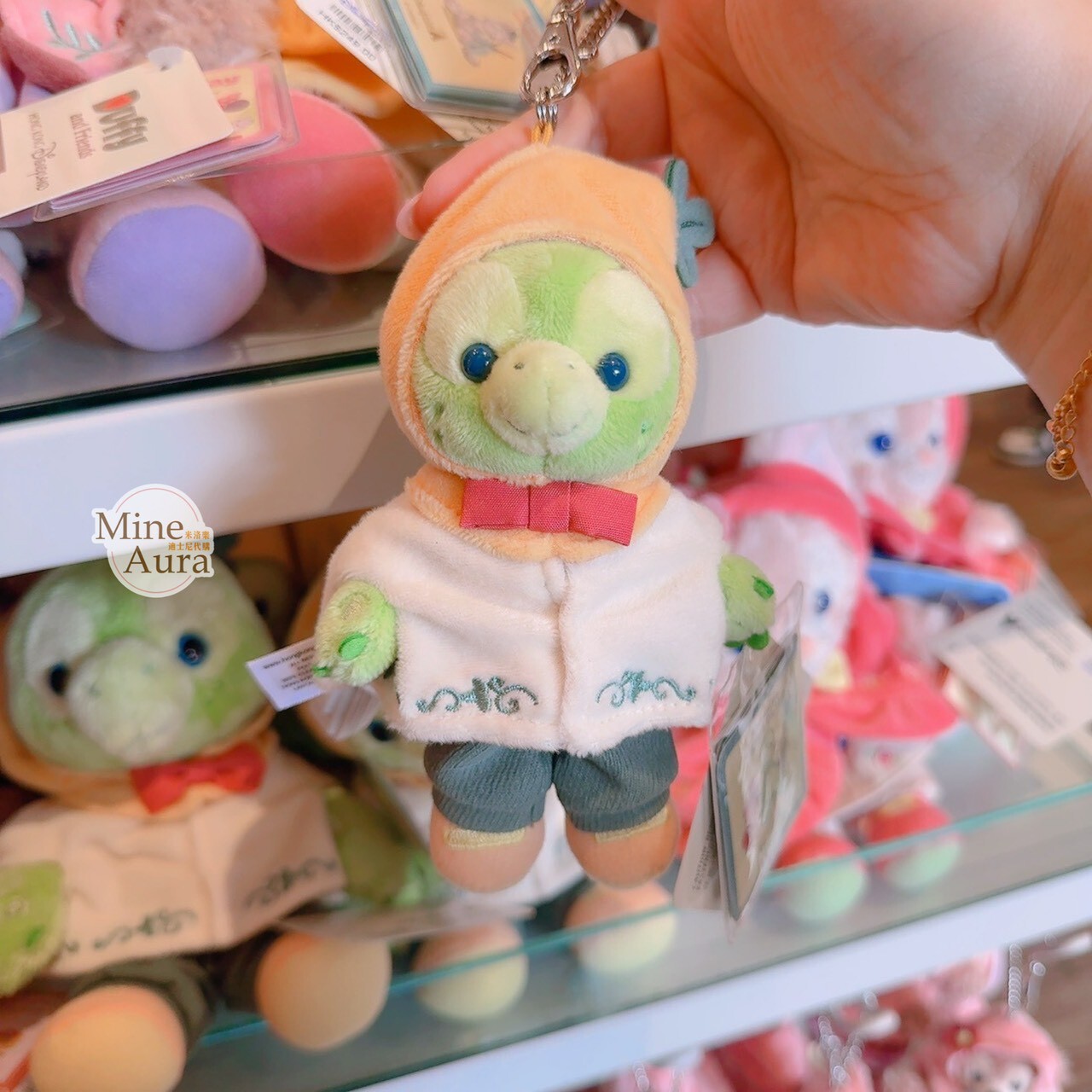 森林漫步系列 達菲 Duffy 與好友們 奧樂米拉 海龜 OluMel 鑰匙圈 吊飾 -香港迪士尼樂園