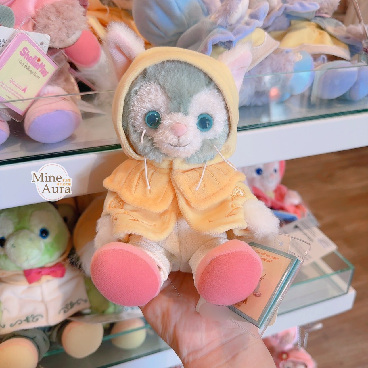 森林漫步系列 達菲 Duffy 與好友們 傑拉托尼 畫家貓 Gelatoni 娃娃 玩偶 -香港迪士尼樂園