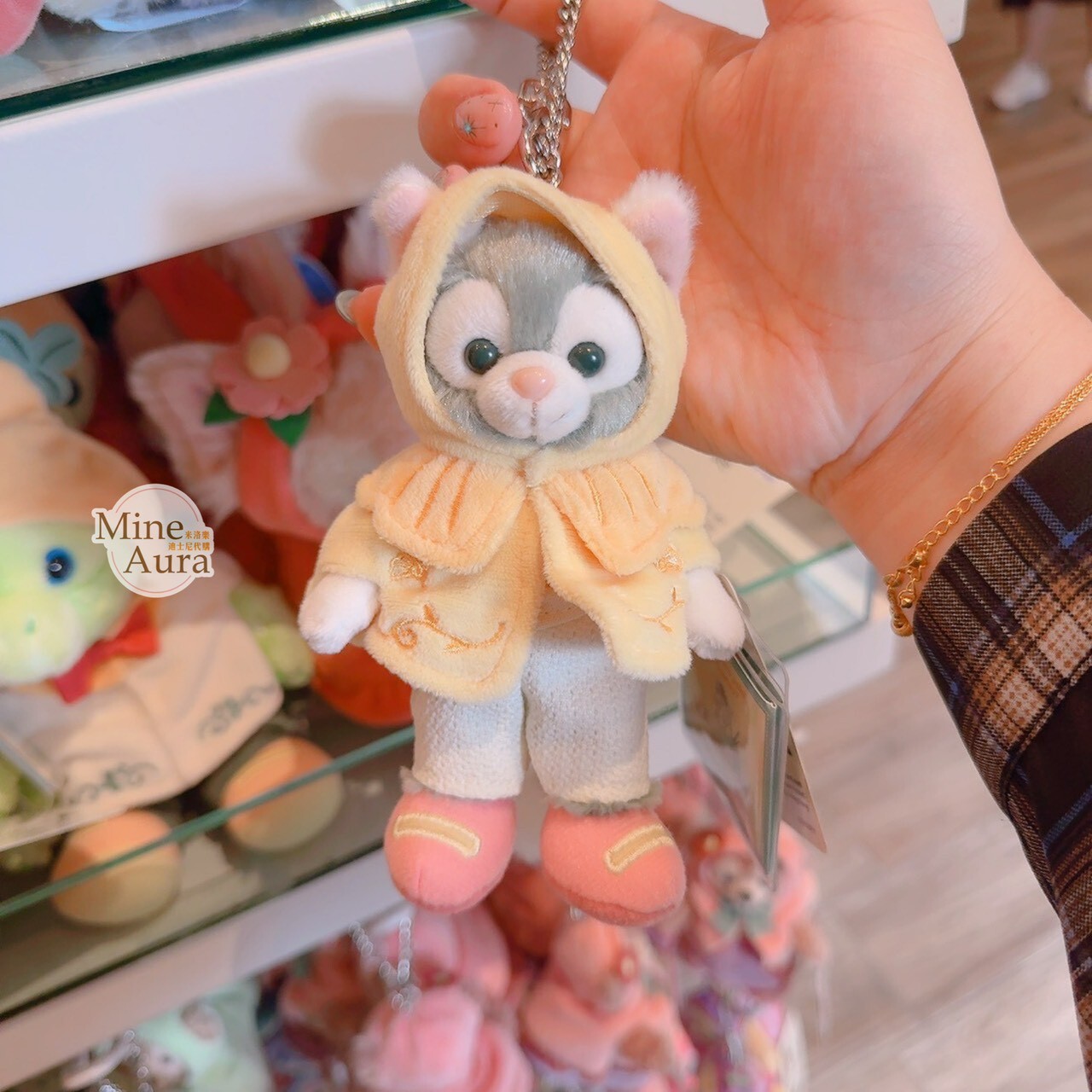 森林漫步系列 達菲 Duffy 與好友們 傑拉托尼 畫家貓 Gelatoni 鑰匙圈 吊飾 -香港迪士尼樂園