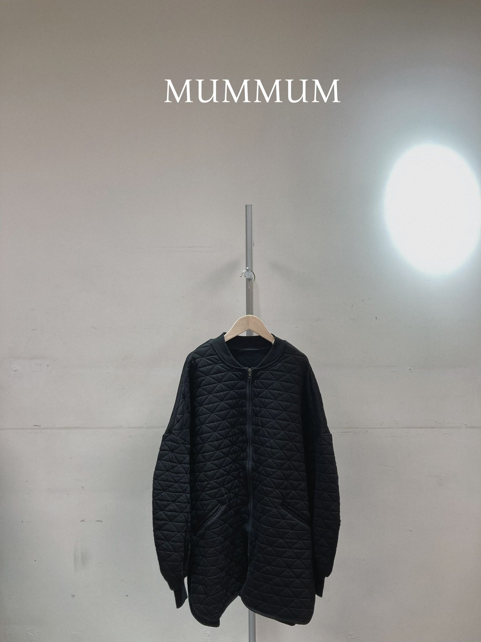 0213032a/菱格斜口袋長身外套 56/56/33