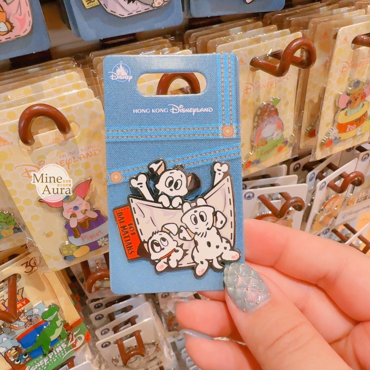 101忠狗 One Hundred and One Dalmatians 口袋 造型 徽章 PIN -香港迪士尼樂園