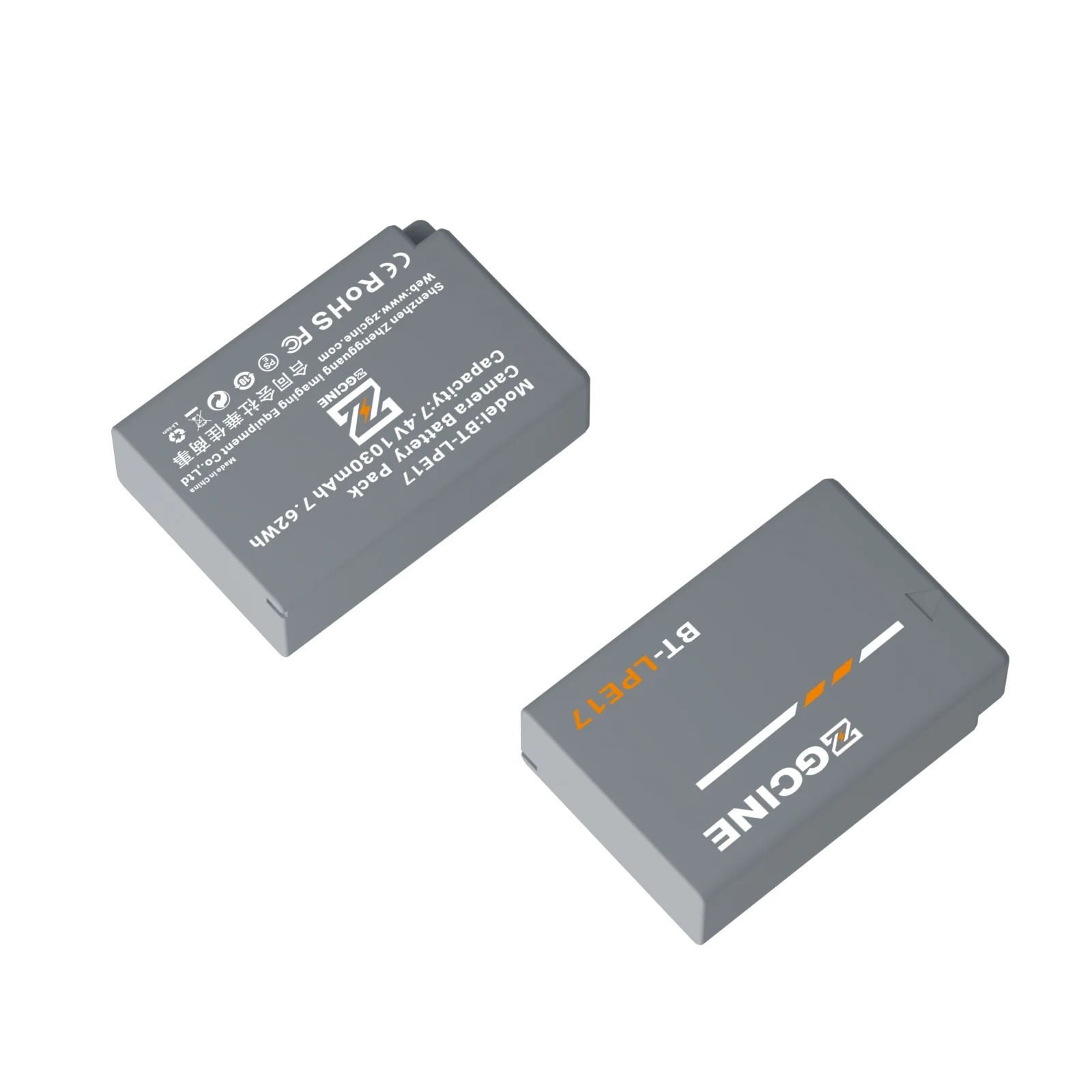 ZGCINE ZG-LP-E17 CANON 相機電池（1030mAh 灰色）