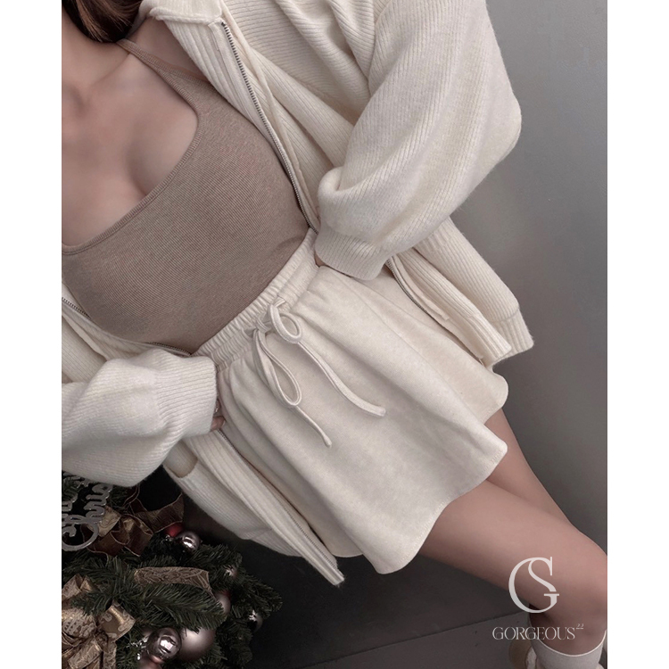 G9735 「自訂款'牛奶羊絨保暖不顯臀褲裙」