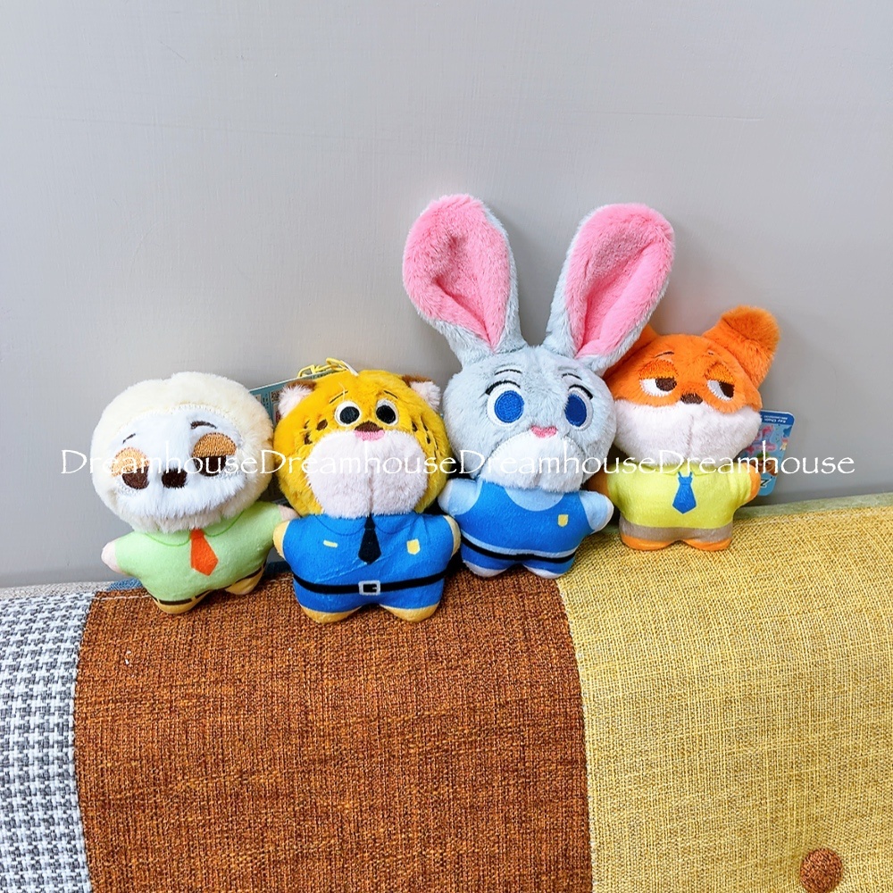 迪士尼 zootopia 動物方程式 狐狸 尼克 兔子 茱蒂 樹懶快俠 洪金豹 娃娃吊飾 鑰匙圈 玩偶 吊飾