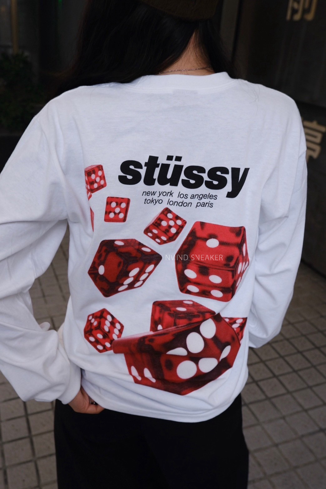 <快速出貨> STUSSY ROLLERS LS TEE 背後骰子 長袖上衣
