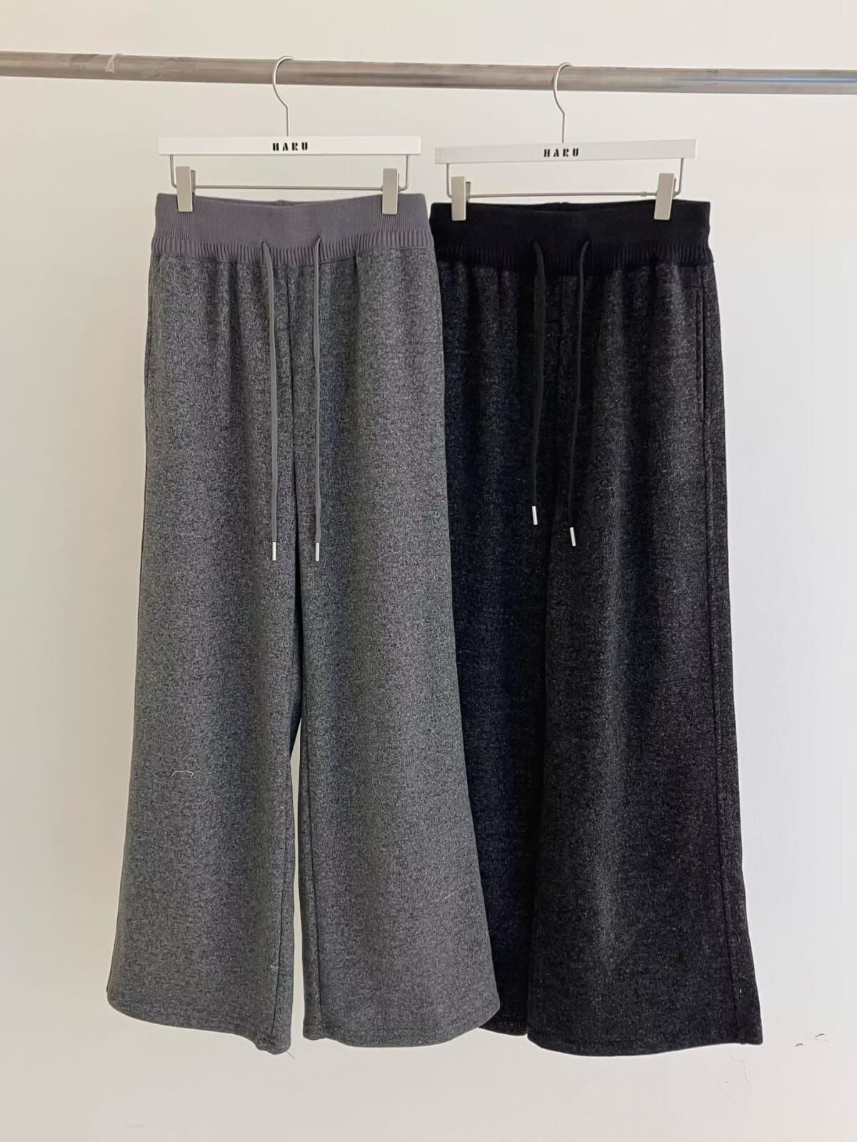 HU5317 混色高腰休閒褲