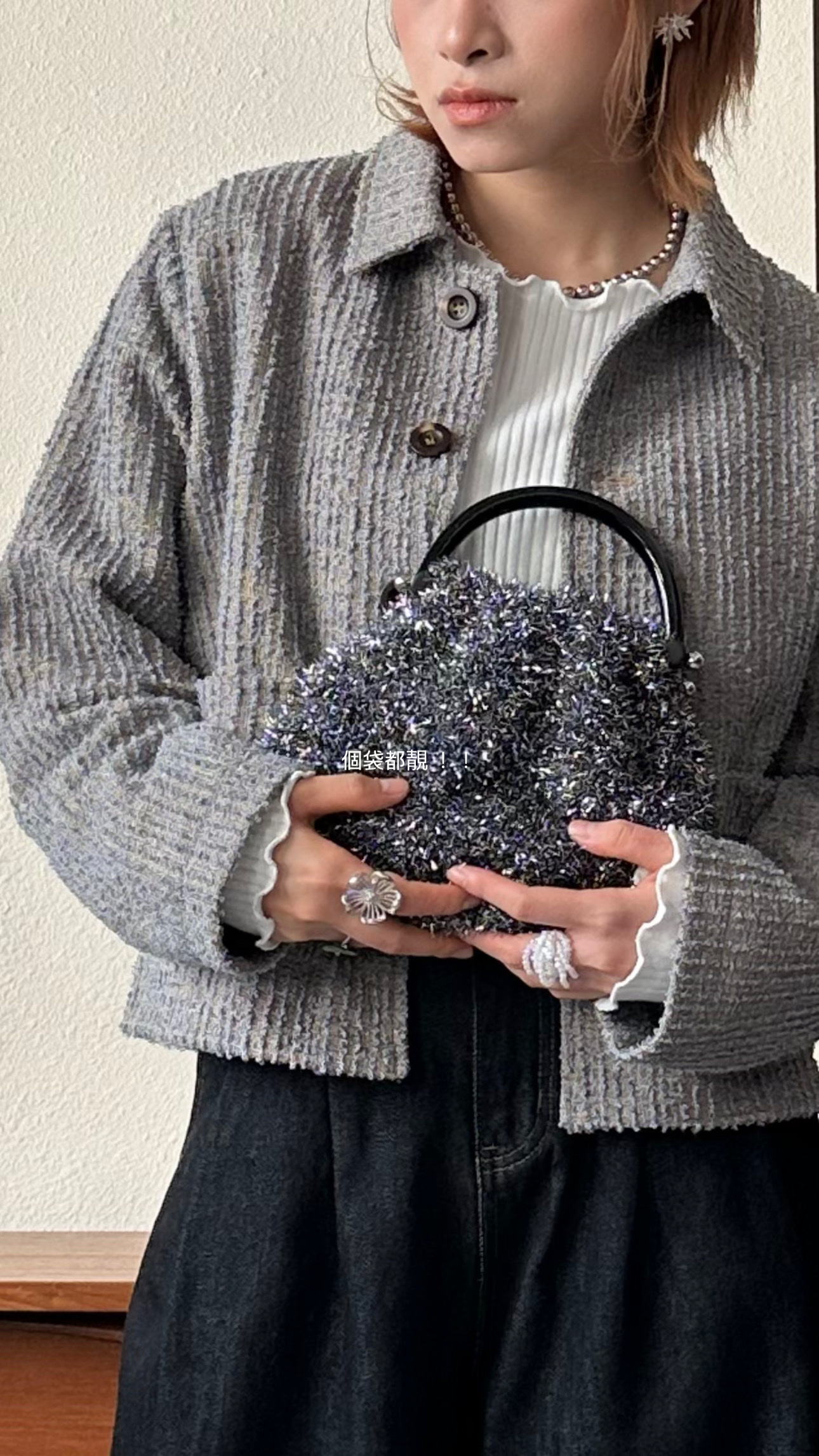 Q5 gift ! 奪目派對手挽袋 - AB6041