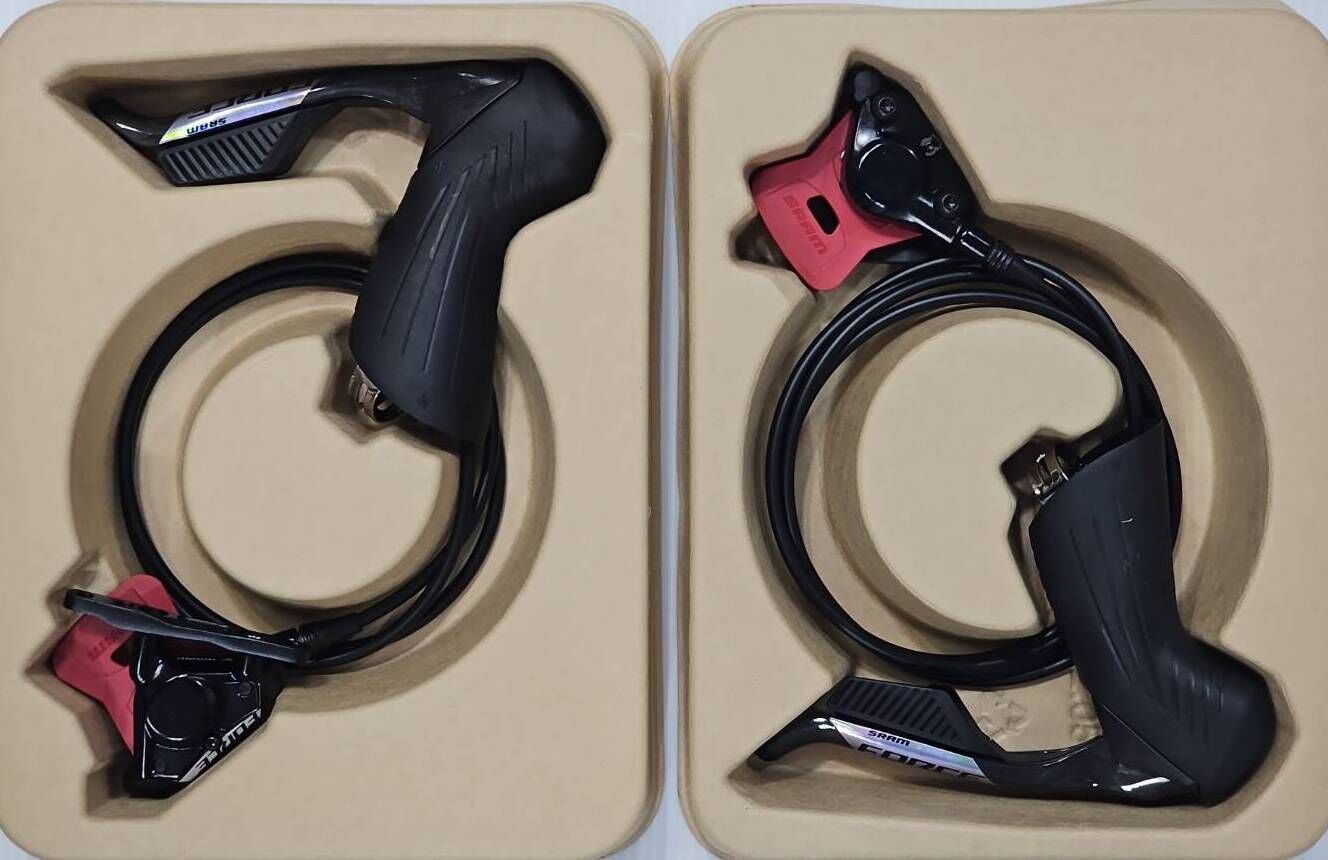(組合商品) 煞變把組 油管 卡鉗 SRAM FORCE E1 AXS 無線電變 油壓碟煞系統 煞變把組 12S變把組 卡鉗 左前右後剎變把組 油管