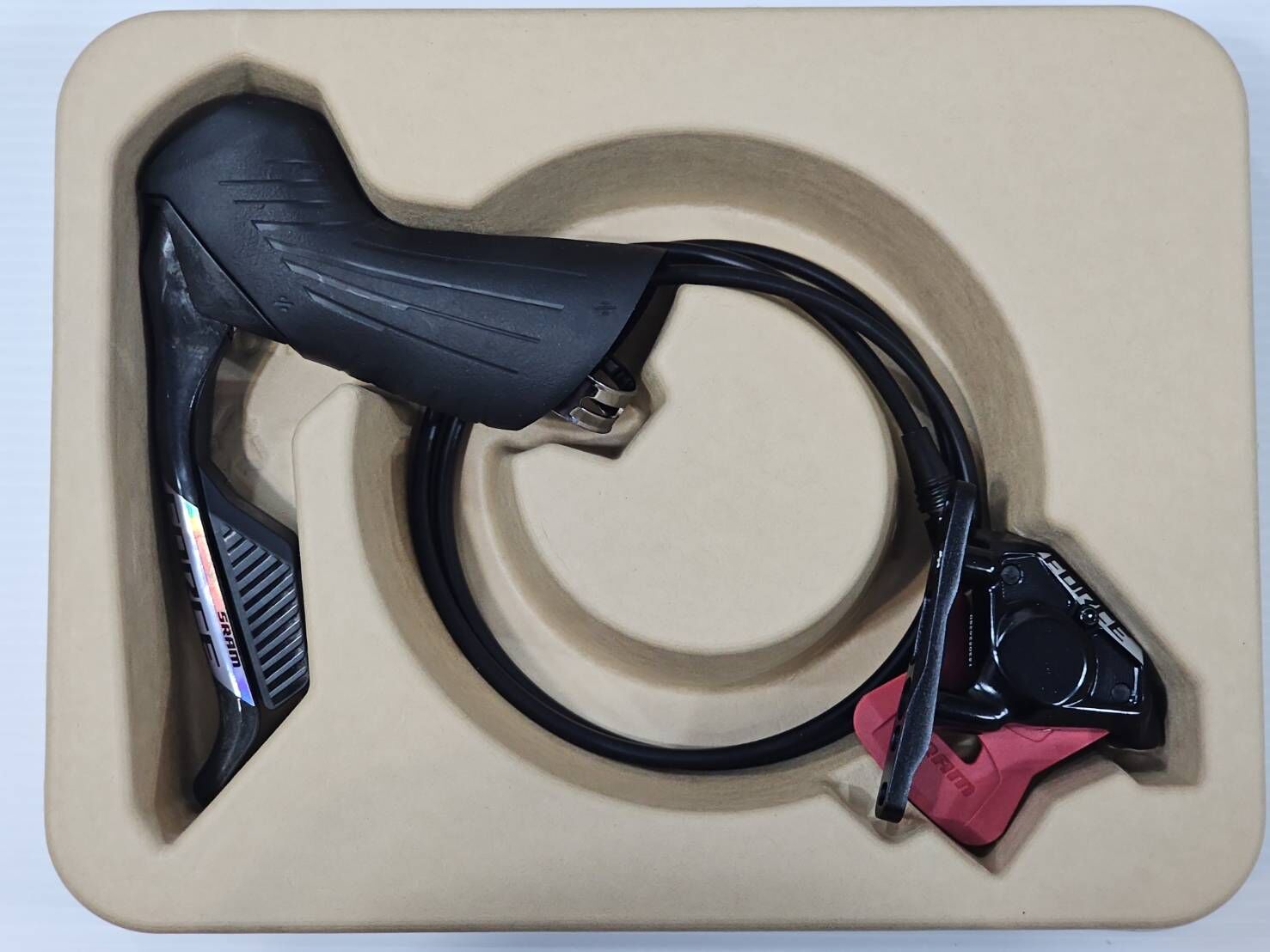 (組合商品) 煞變把組 油管 卡鉗 SRAM FORCE E1 AXS 無線電變 油壓碟煞系統 煞變把組 12S變把組 卡鉗 左前右後剎變把組 油管
