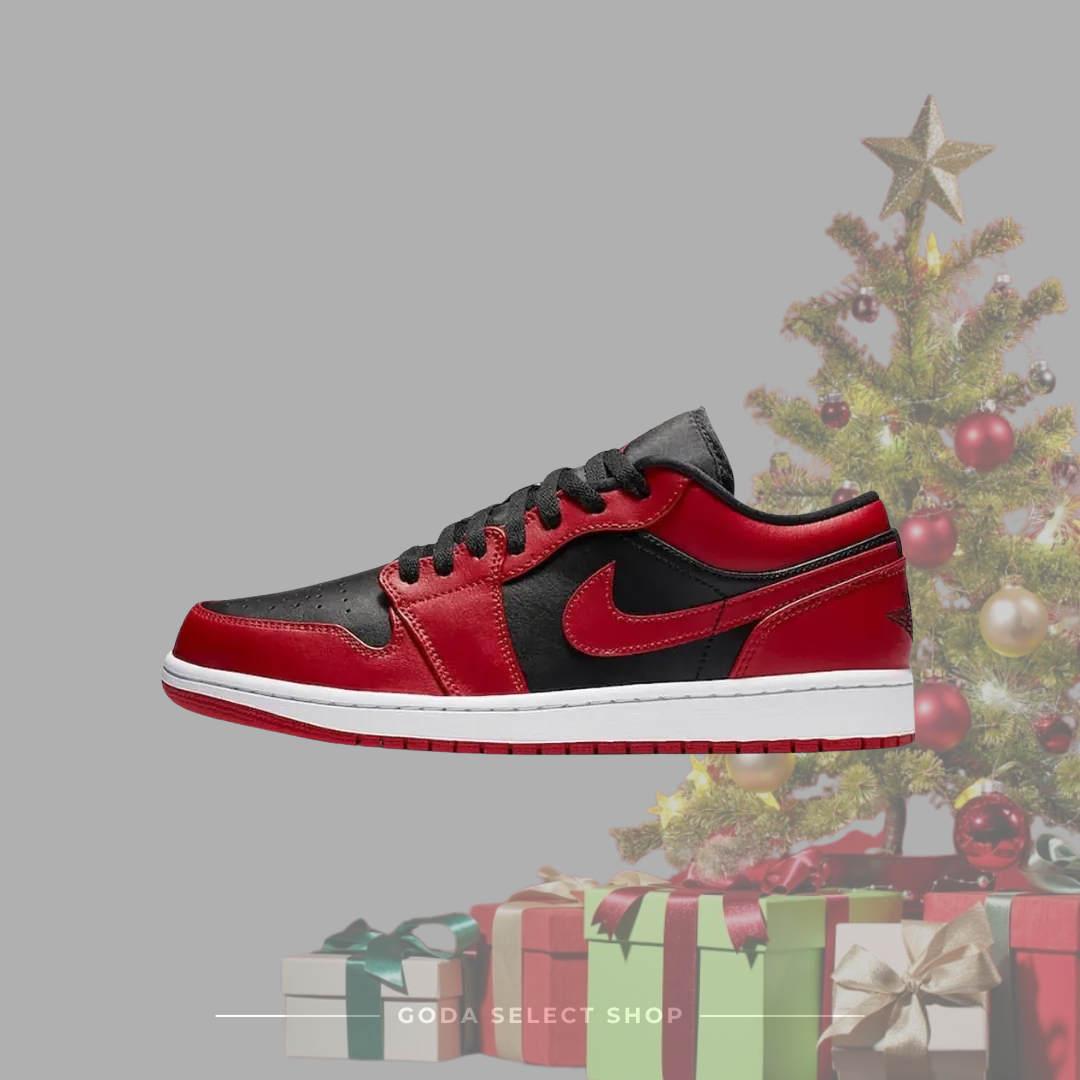 Jordan Air Jordan 1 low varsity red 反轉禁穿 低筒 黑紅 553558-606