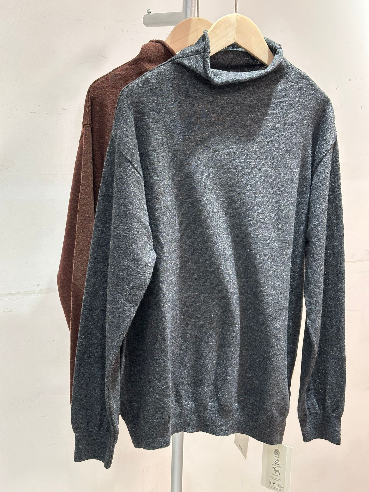 0213007a/韓國羊cashmere高嶺寬鬆休閒上衣 44/38/27