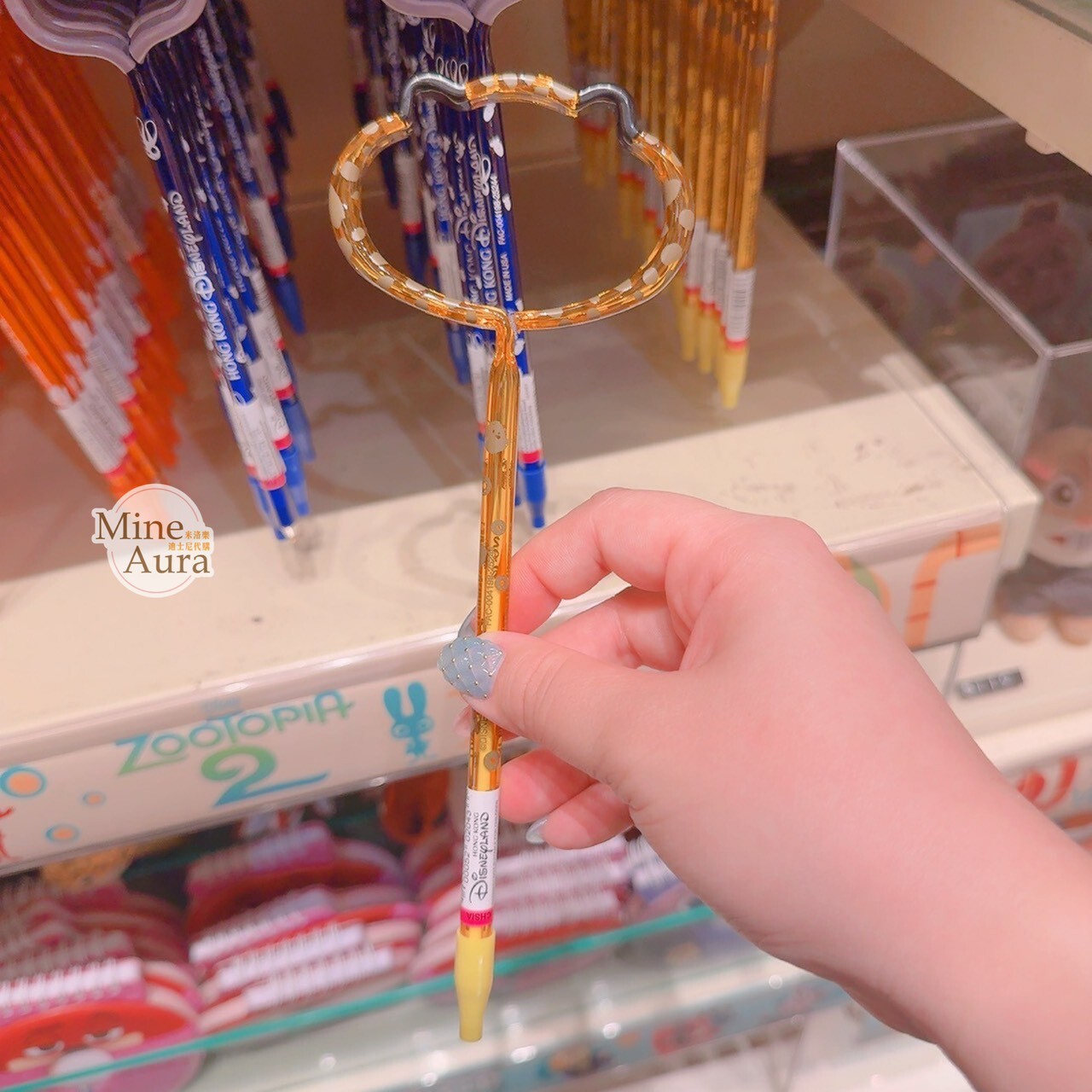 洪金豹 Benjamin Clawhauser 大頭簍空 造型 圓珠筆 動物方城市 Zootopia -香港迪士尼樂園