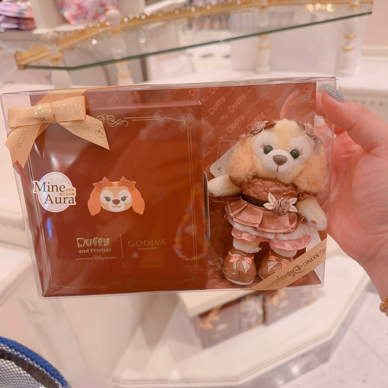 樂園限定 可琦安 餅乾 CookieAnn GODIVA 聯名 巧克力 + 娃娃 玩偶 禮盒 -香港迪士尼樂園