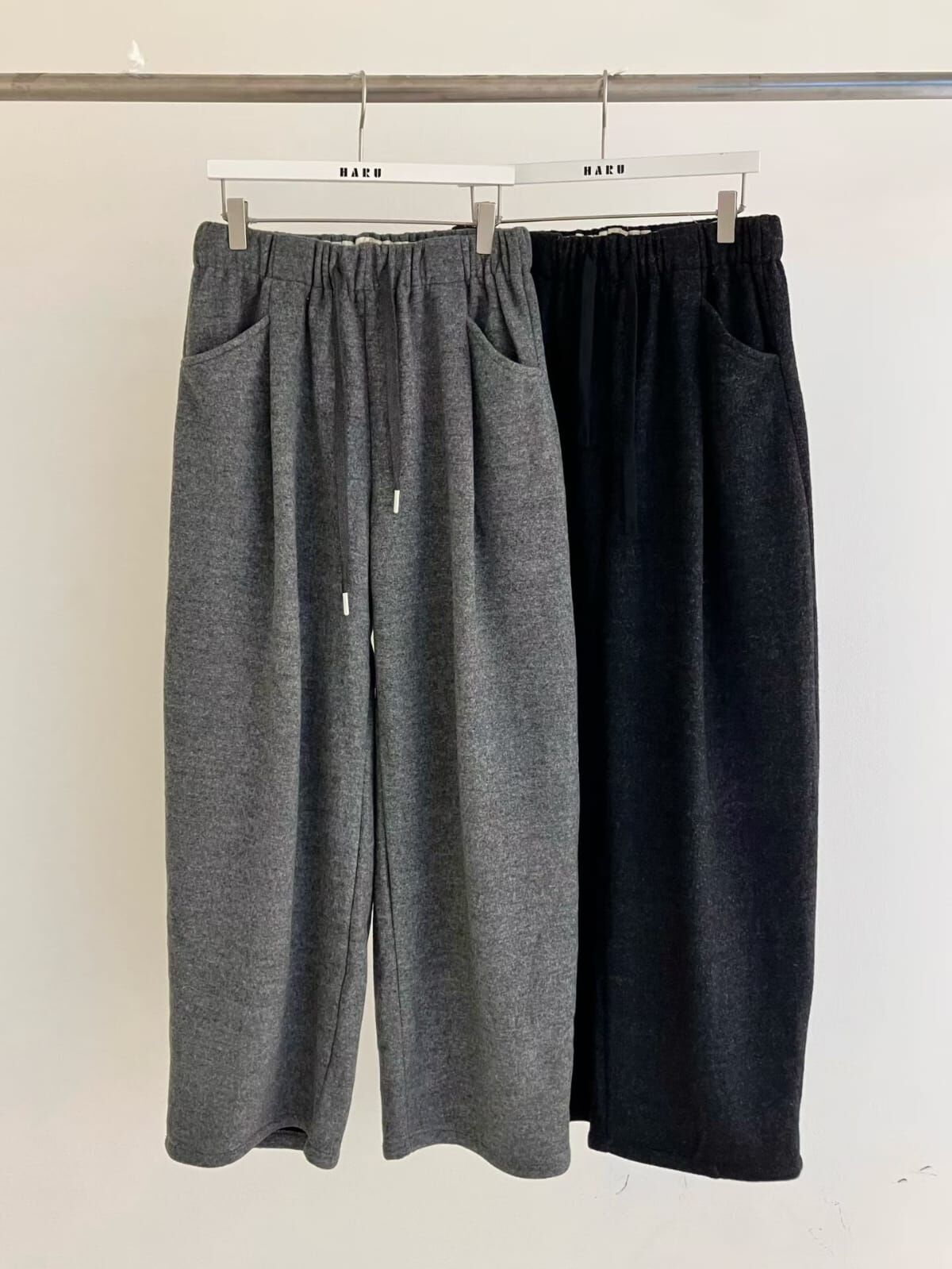 HU5332 全橡筋混色休閒褲