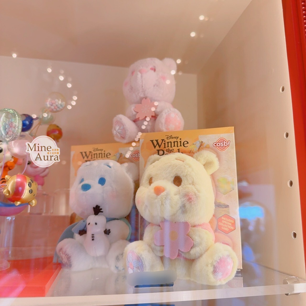 盛開雪花 小熊維尼 Winnie the Pooh 鑰匙圈 吊飾 盲選盒 盲盒 -香港迪士尼樂園