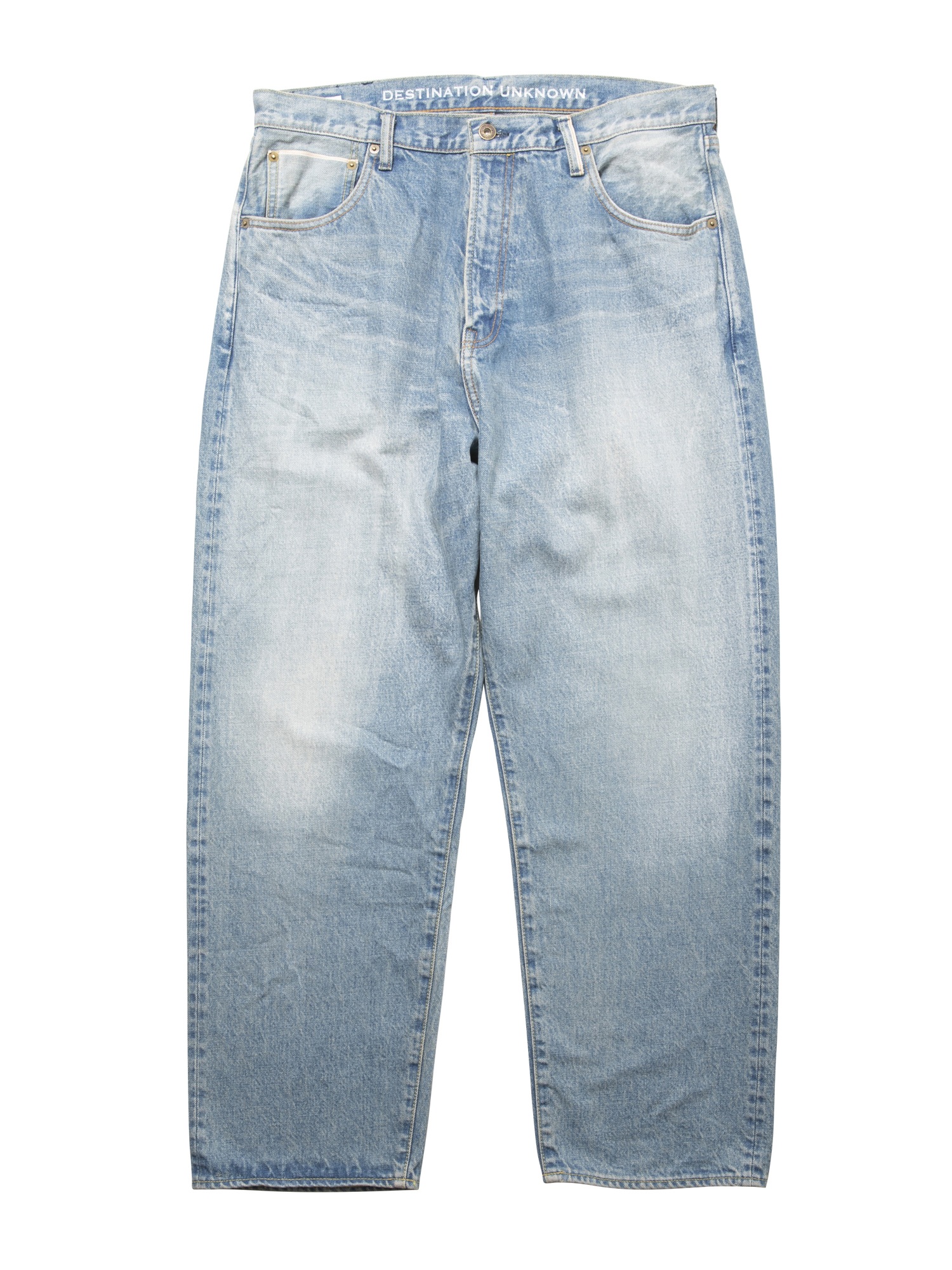 LIBERAIDERS LR LOOSE FIT DENIM PANTS HW 777042503 BLU