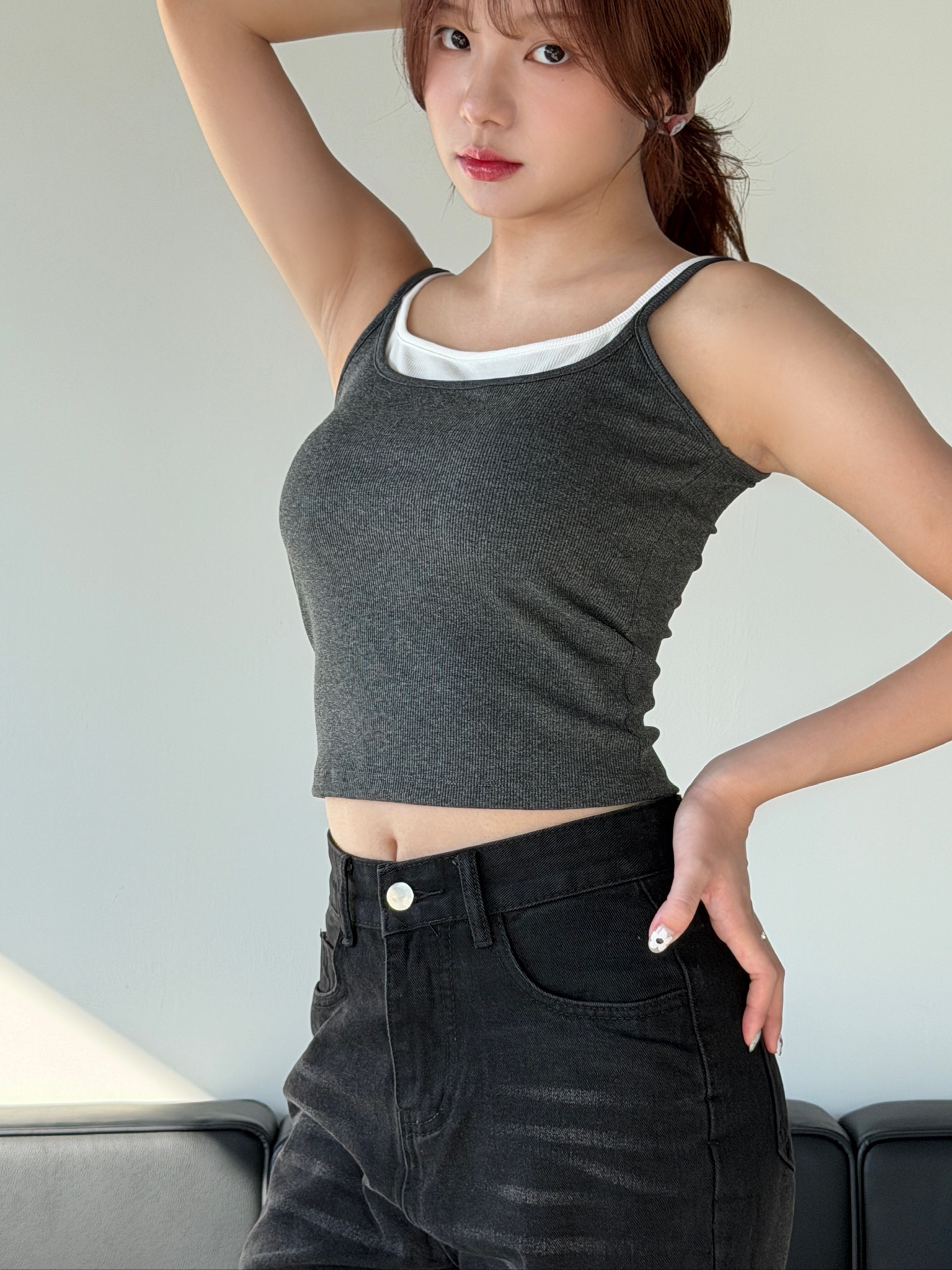 雙肩帶吊帶背心