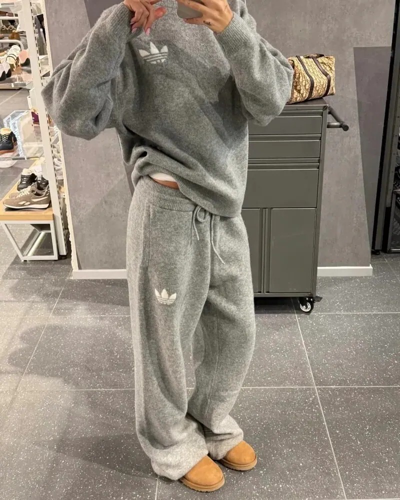 Adidas Originals 套裝控 針織上衣 潮流