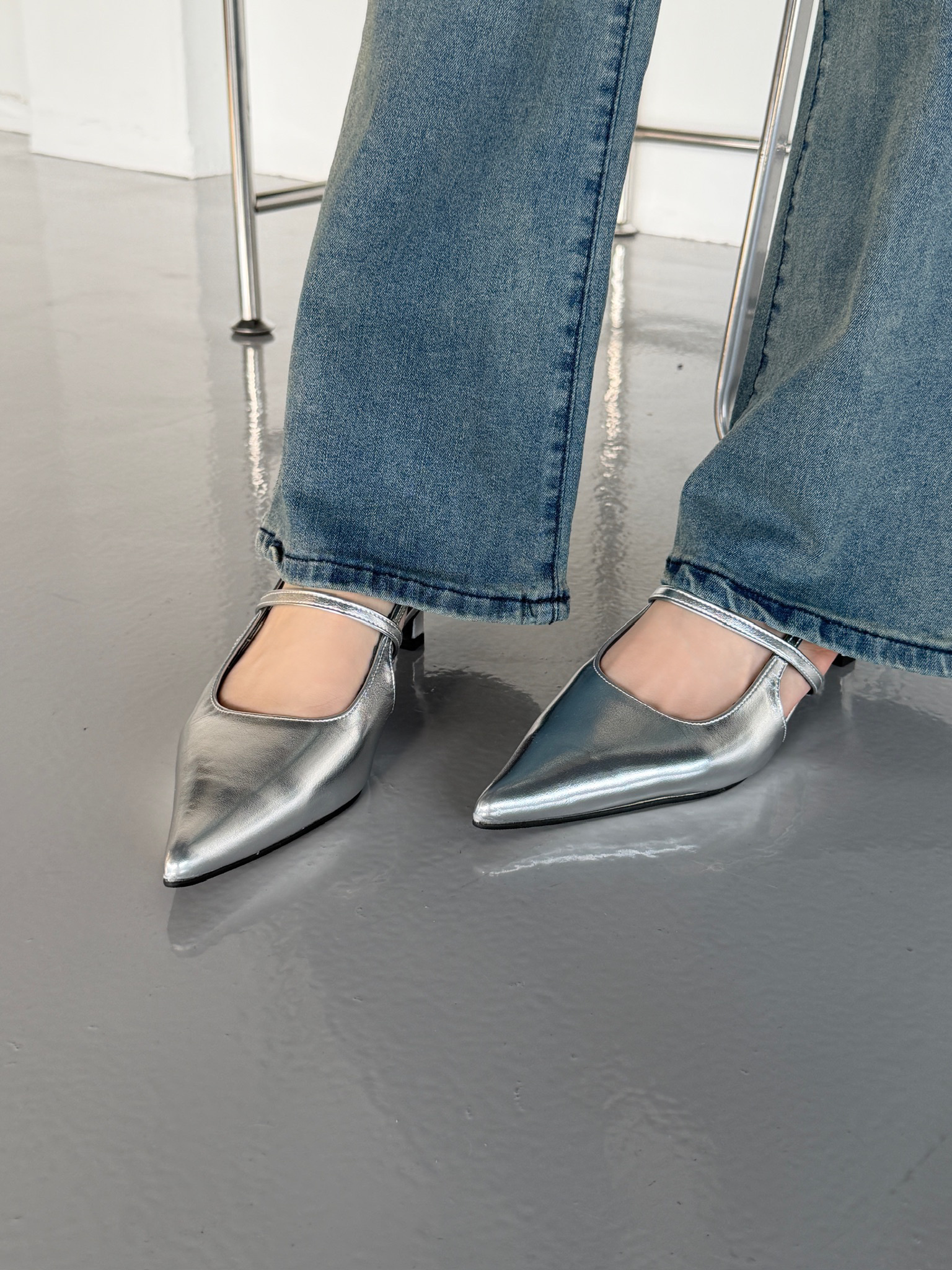 法式尖頭高跟鞋