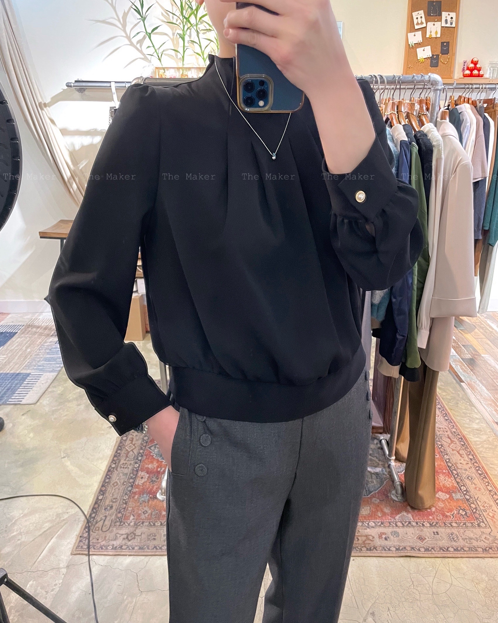 💍 高領優雅恤衫 💍