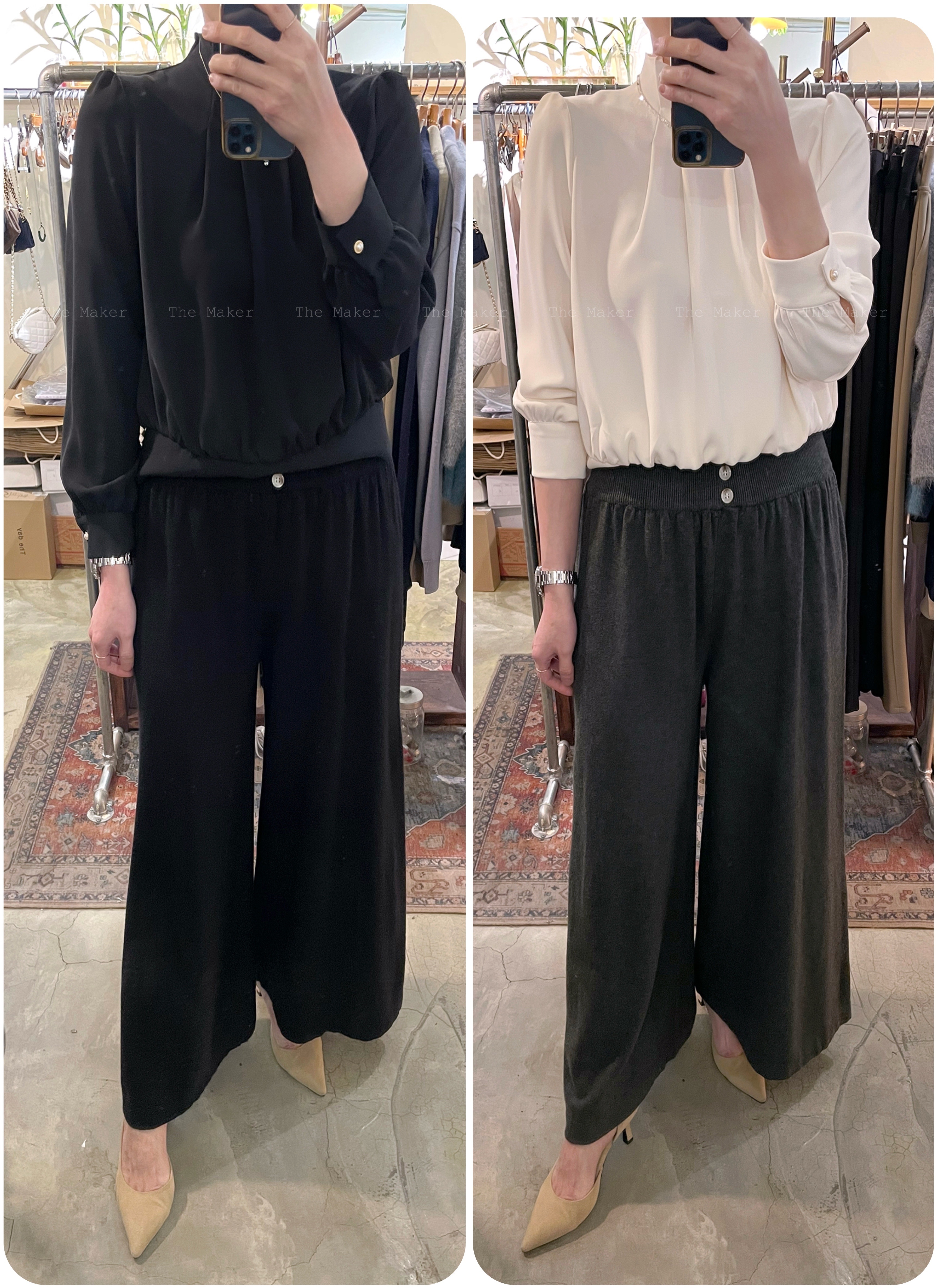 💜 軟綿綿針織裙褲 🩶