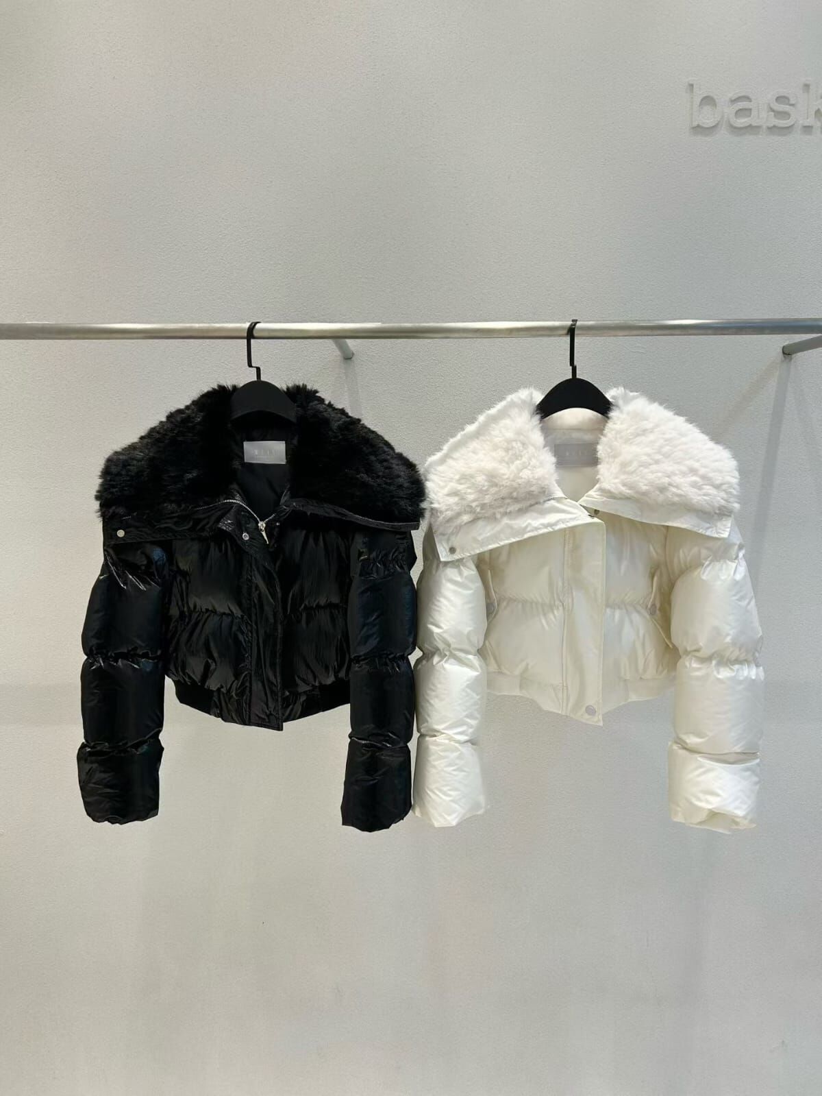 WE5311 羊羔絨大領短羽絨外套